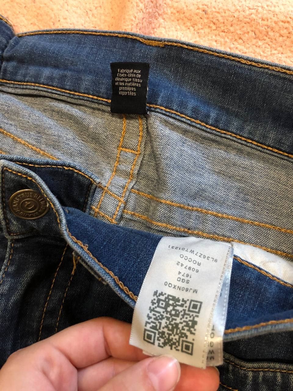 True Religion Vintage True Religion jeans skinny crazy Y2K streetwear Size US 32 / EU 48 - 3 Thumbnail