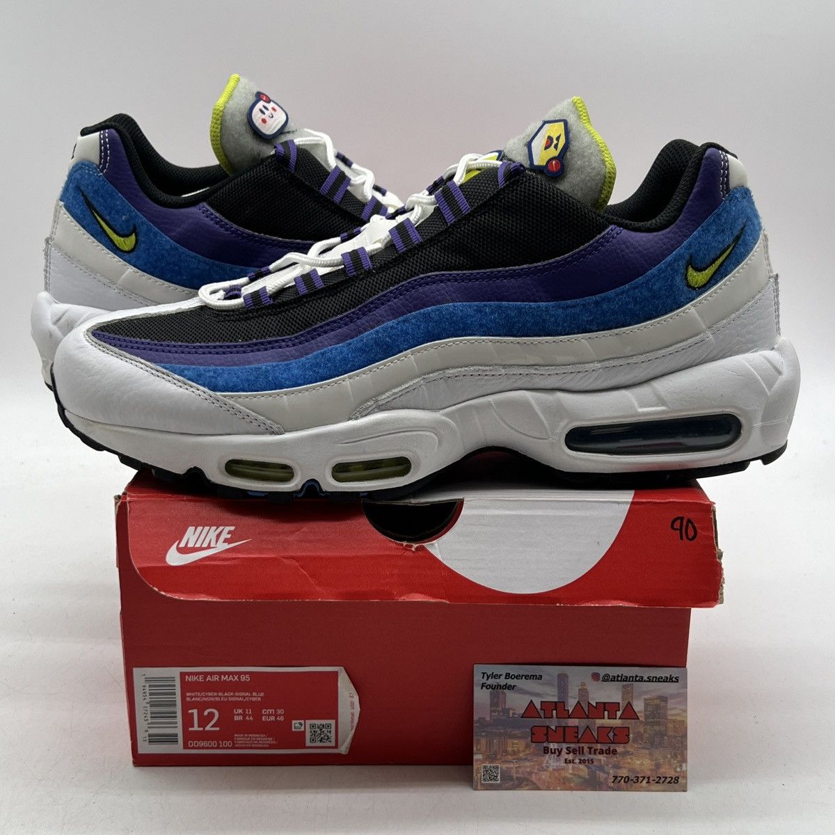 Nike Air max 95 kaomoji Size US 12 / EU 45 - 1 Thumbnail