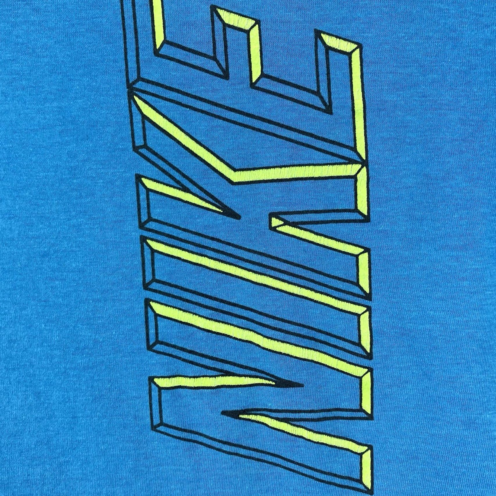 Nike VINTAGE Nike T-Shirt Unisex Adults Shirt L Blue 80s 90s Retro USA Graphic Print Stitch Logo Crew Neck Short Sleeve Size US L / EU 52-54 / 3 - 6 Thumbnail