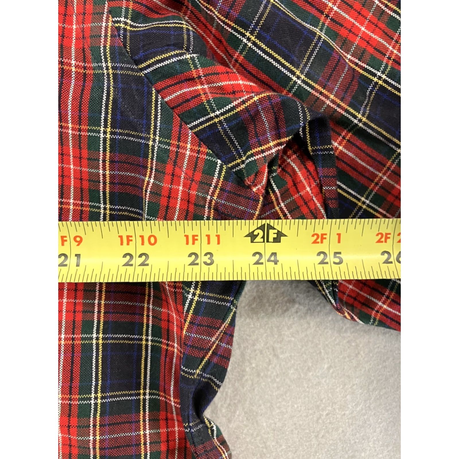 Ralph Lauren Ralph Lauren Blaire Button-Down Shirt Men L Red Plaid Long Sleeve Casual Business Preppy Size US L / EU 52-54 / 3 - 3 Thumbnail