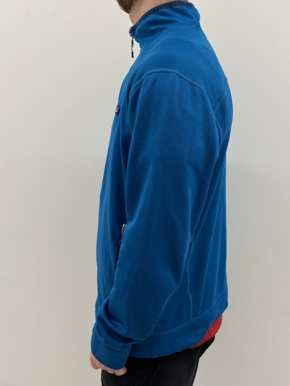 Patagonia Patagonia Worn Wear Mens Track Jacket Hiking Fleece Polartec Size US L / EU 52-54 / 3 - 3 Thumbnail
