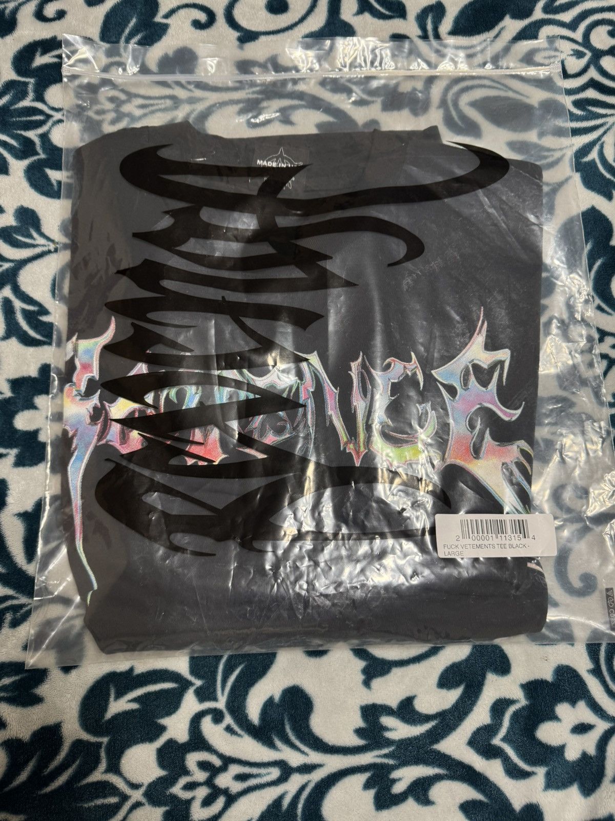 Revenge Revenge Fuck Vetements Tee Black Size US L / EU 52-54 / 3 - 5 Thumbnail