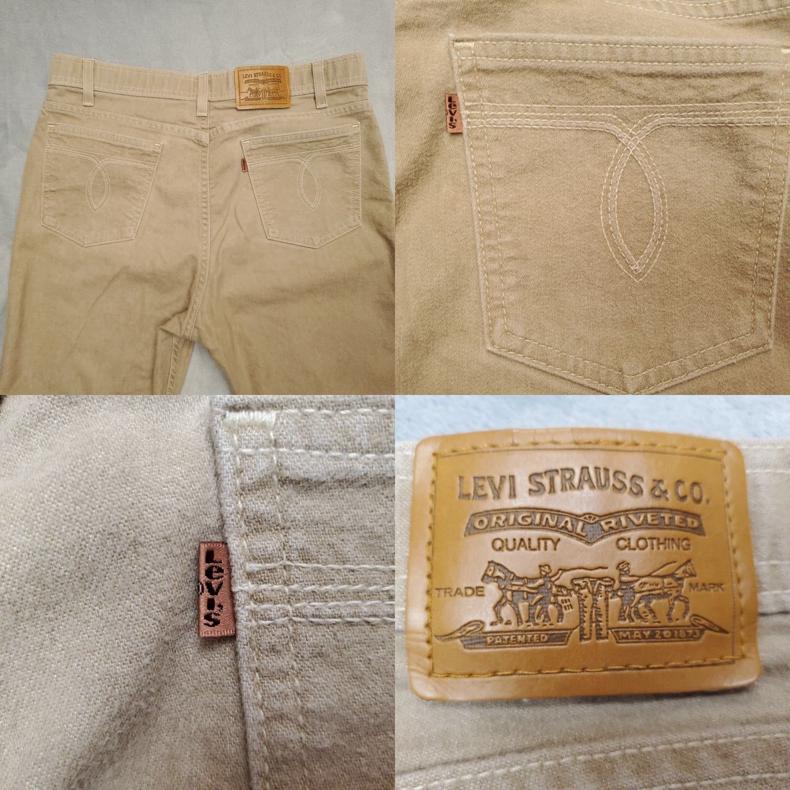 Vintage VINTAGE Levis Jeans Mens 36x29 Action 5-Pocket 80s 90s USA Made Brown Denim Pants Shirt? (careful) Size US 36 / EU 52 - 8 Thumbnail
