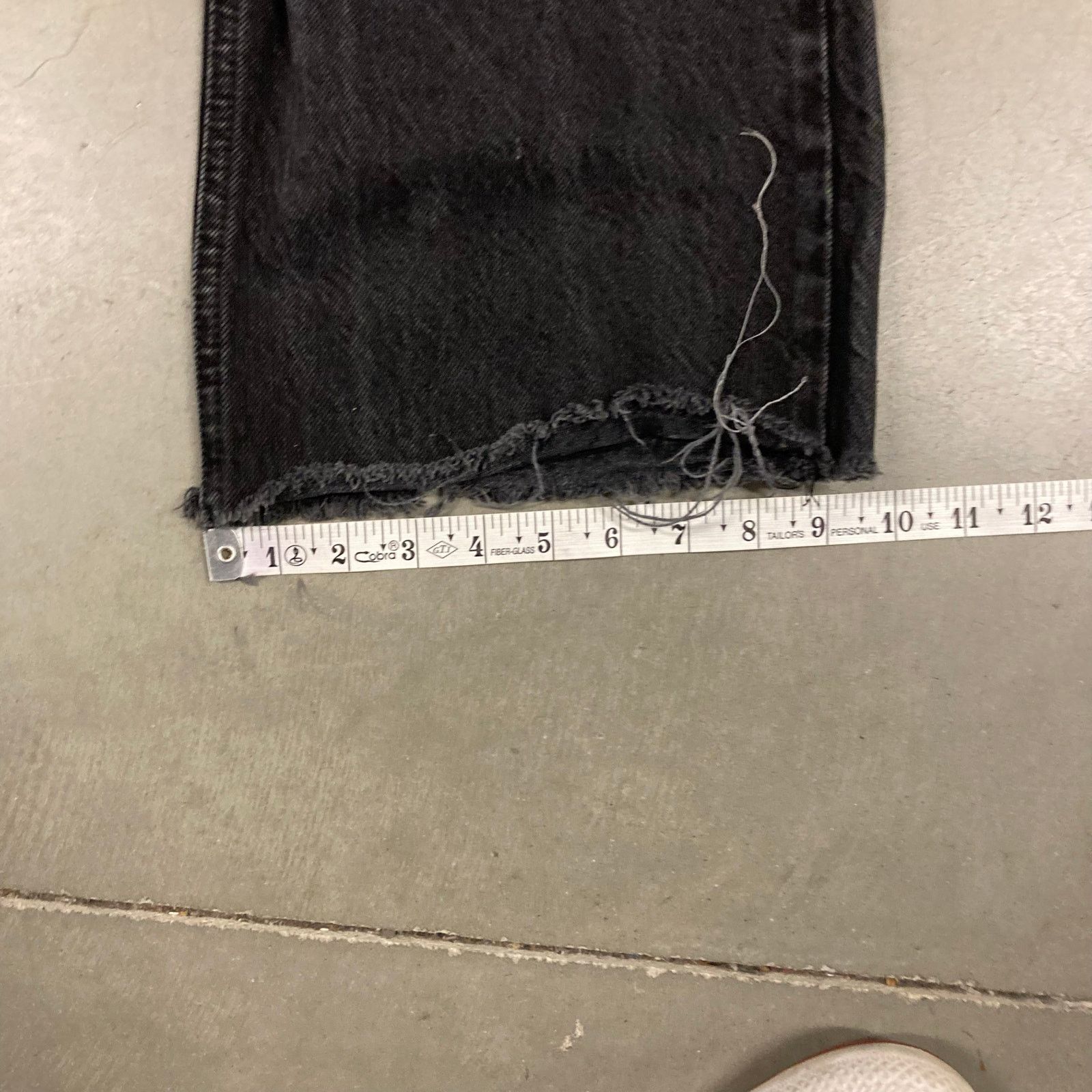 Vintage Baggy Y2K Zara black Jeans 27x29 Size US 27 - 4 Thumbnail