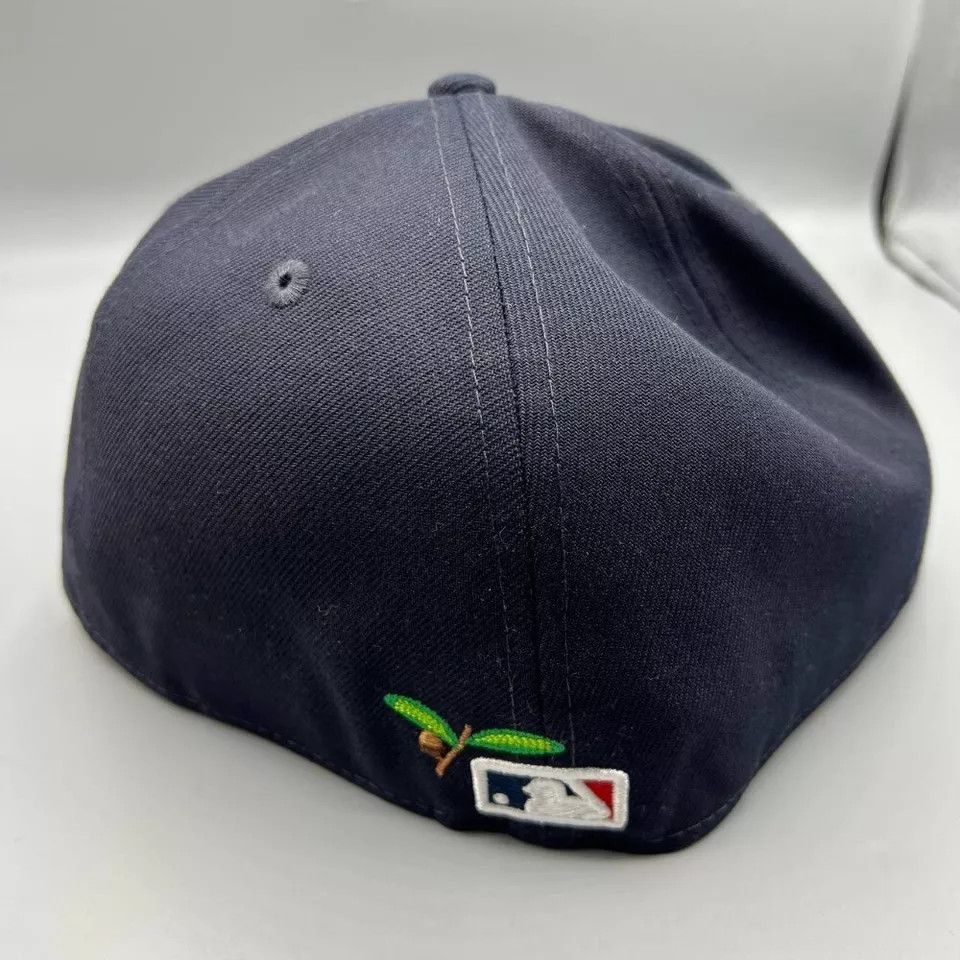 New Era Atlanta Braves Hat Men 7 5/8 59Fifty New Era Fitted Cap Size ONE SIZE - 5 Thumbnail