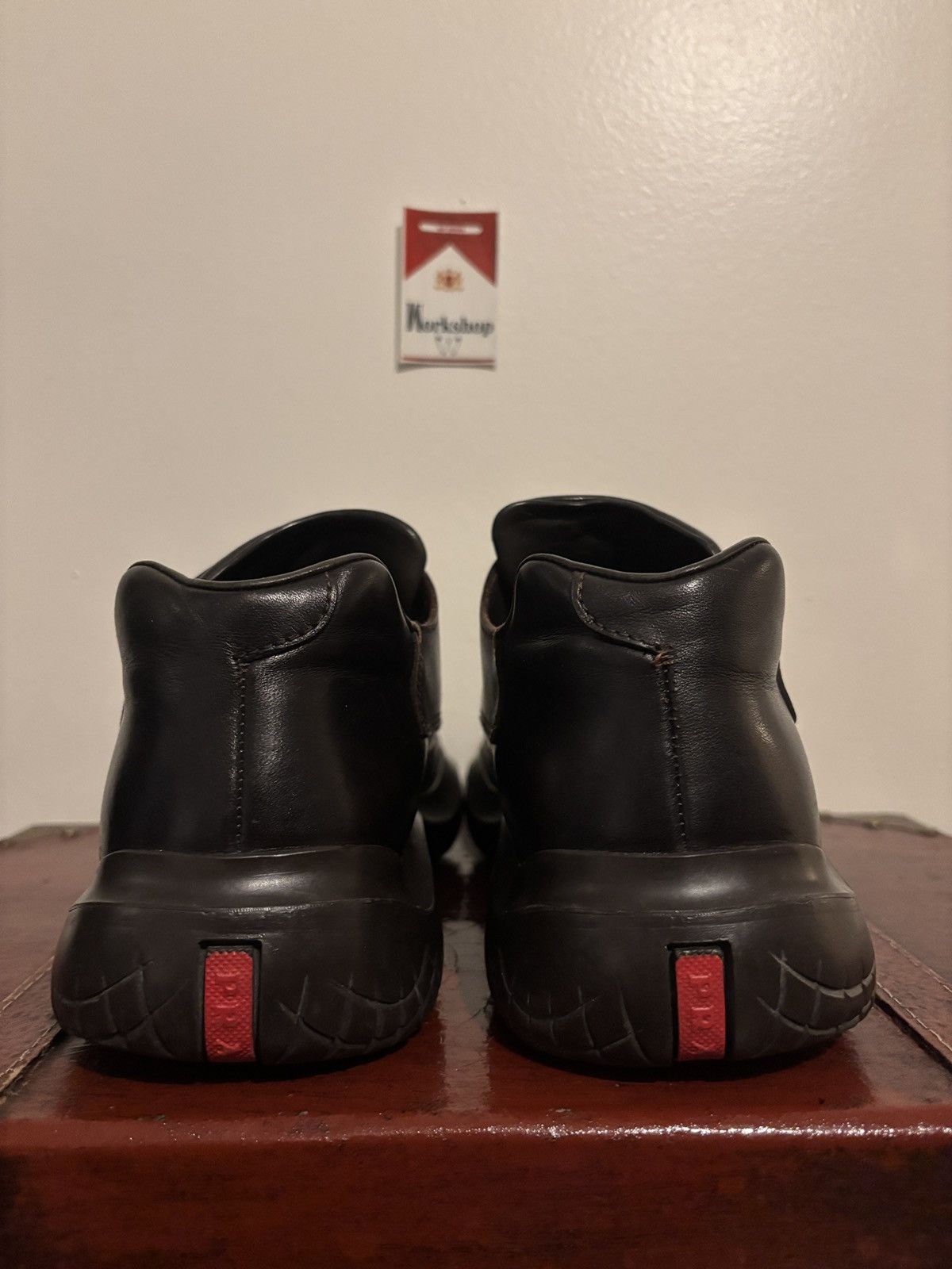 Prada Brown FW1999 Prada Square Toe Derby Vibram Sole Loafers Size US 9.5 / EU 42-43 - 7 Thumbnail