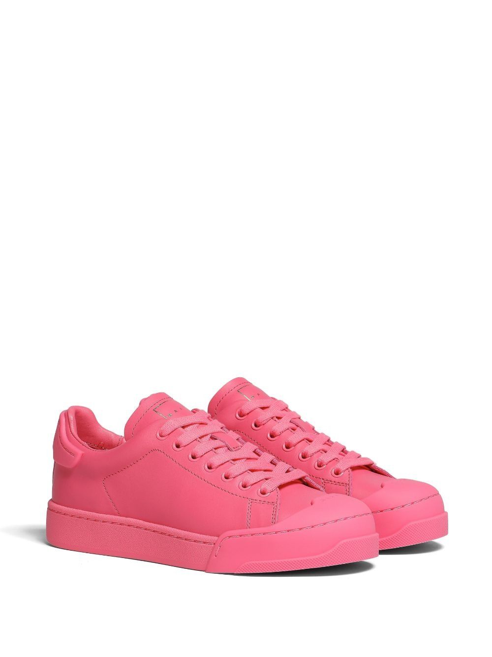 oc11z0525 Dada Low Top Leather Sneakers in Pink