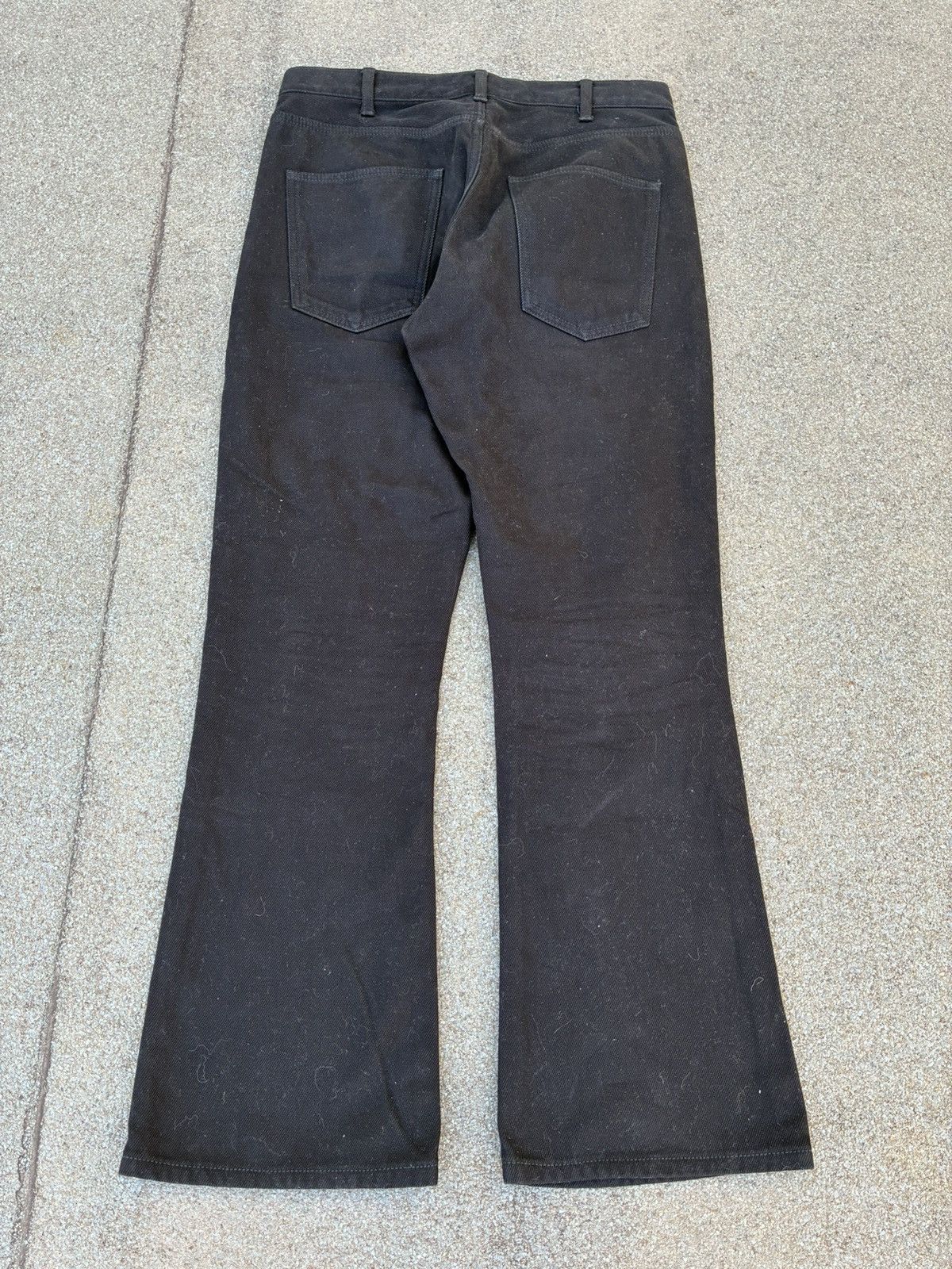 Celine Celine by Hedi Slimane FW20 Dylan Flare Japanese Jeans Size US 29 - 11 Thumbnail