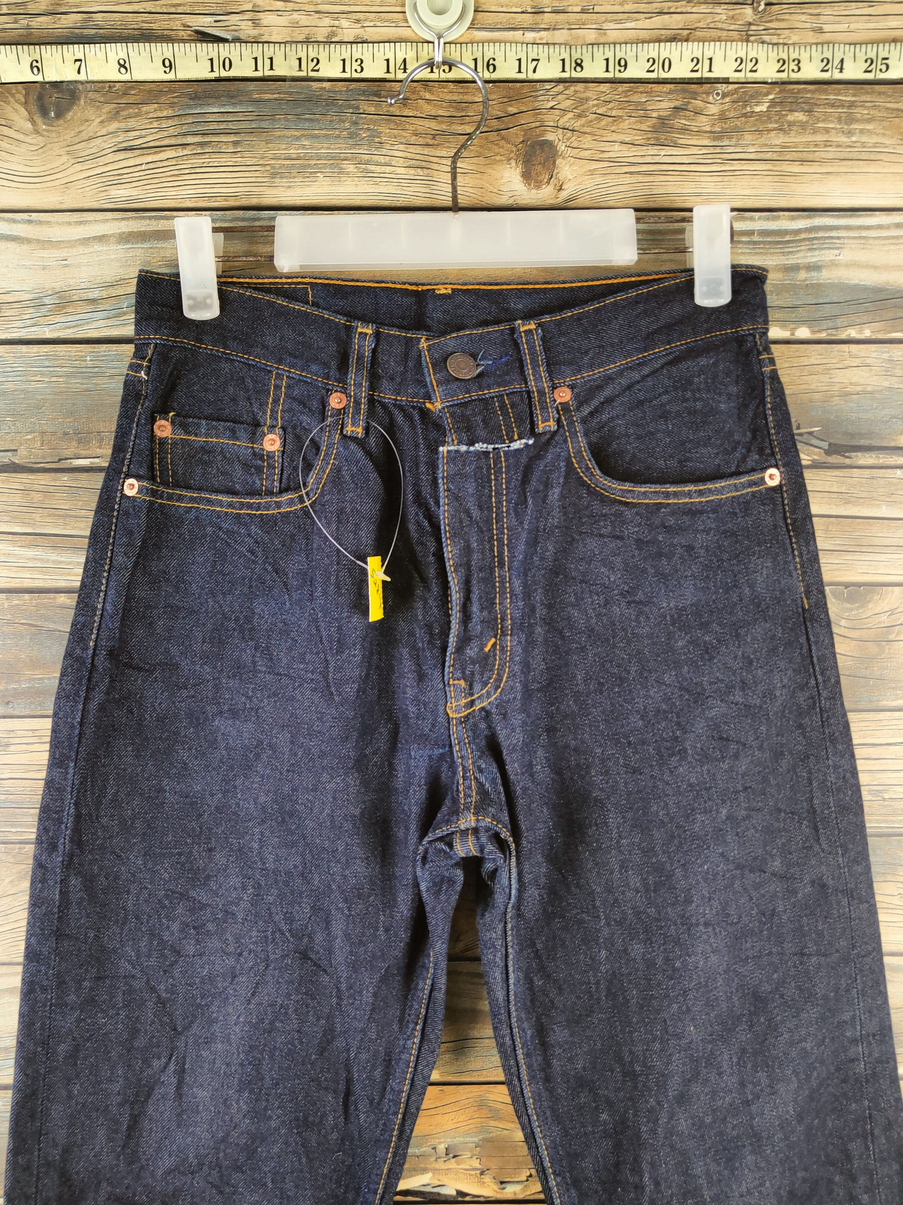 Levi's Levi's Dark Blue Distressed Ripped Jeans #S2814 Size US 27 - 2 Thumbnail