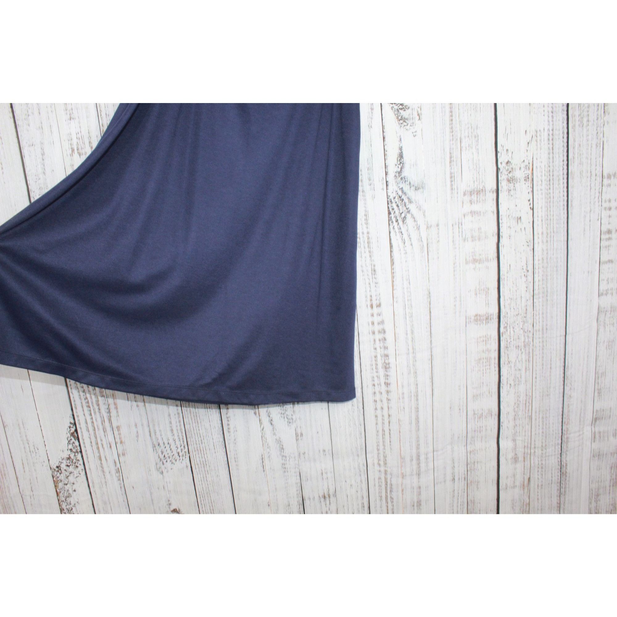 Other Appleseeds Women's Everyday Solid Basic Skirt Classic Navy S Size 38" / US 16 / IT 52 - 4 Thumbnail