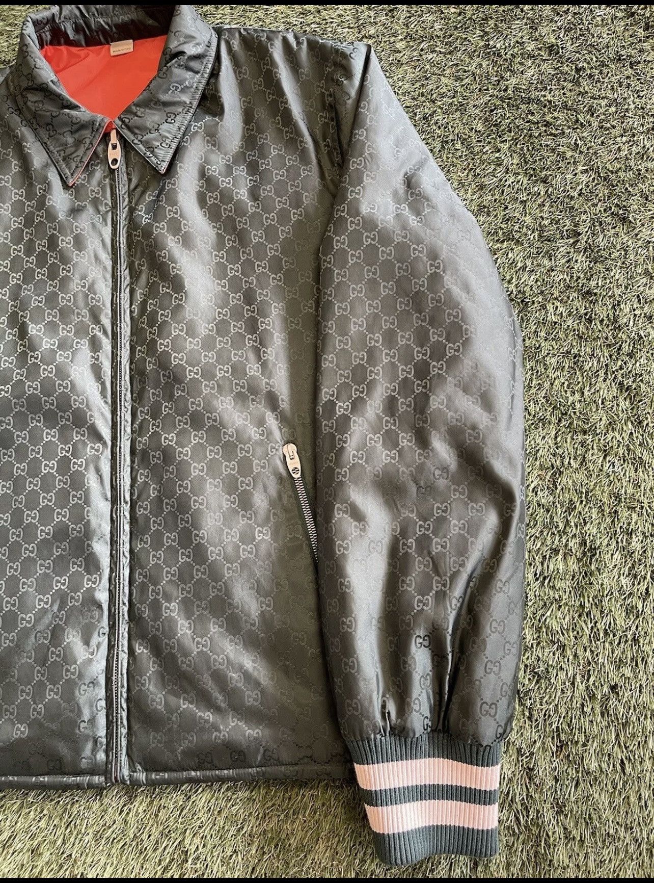 Gucci Size 46 (S) - Gucci Reversible GG Jacquard Bomber Jacket 🔥 Size US S / EU 44-46 / 1 - 2 Thumbnail