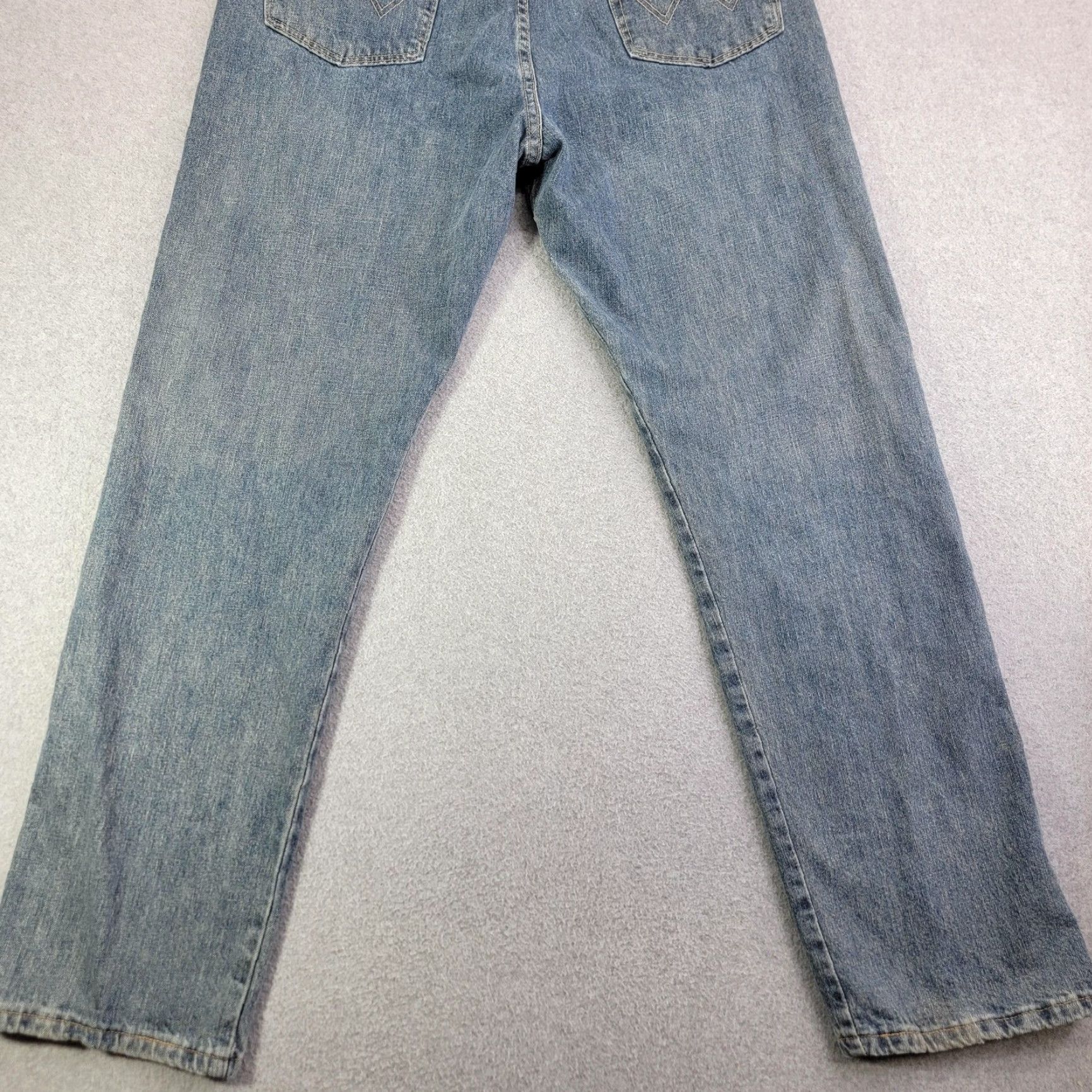 Wrangler Wrangler Rugged Wear Jeans Men 36x32 Regular Straight Denim Blue Jeans 31100PS Size US 36 / EU 52 - 7 Thumbnail