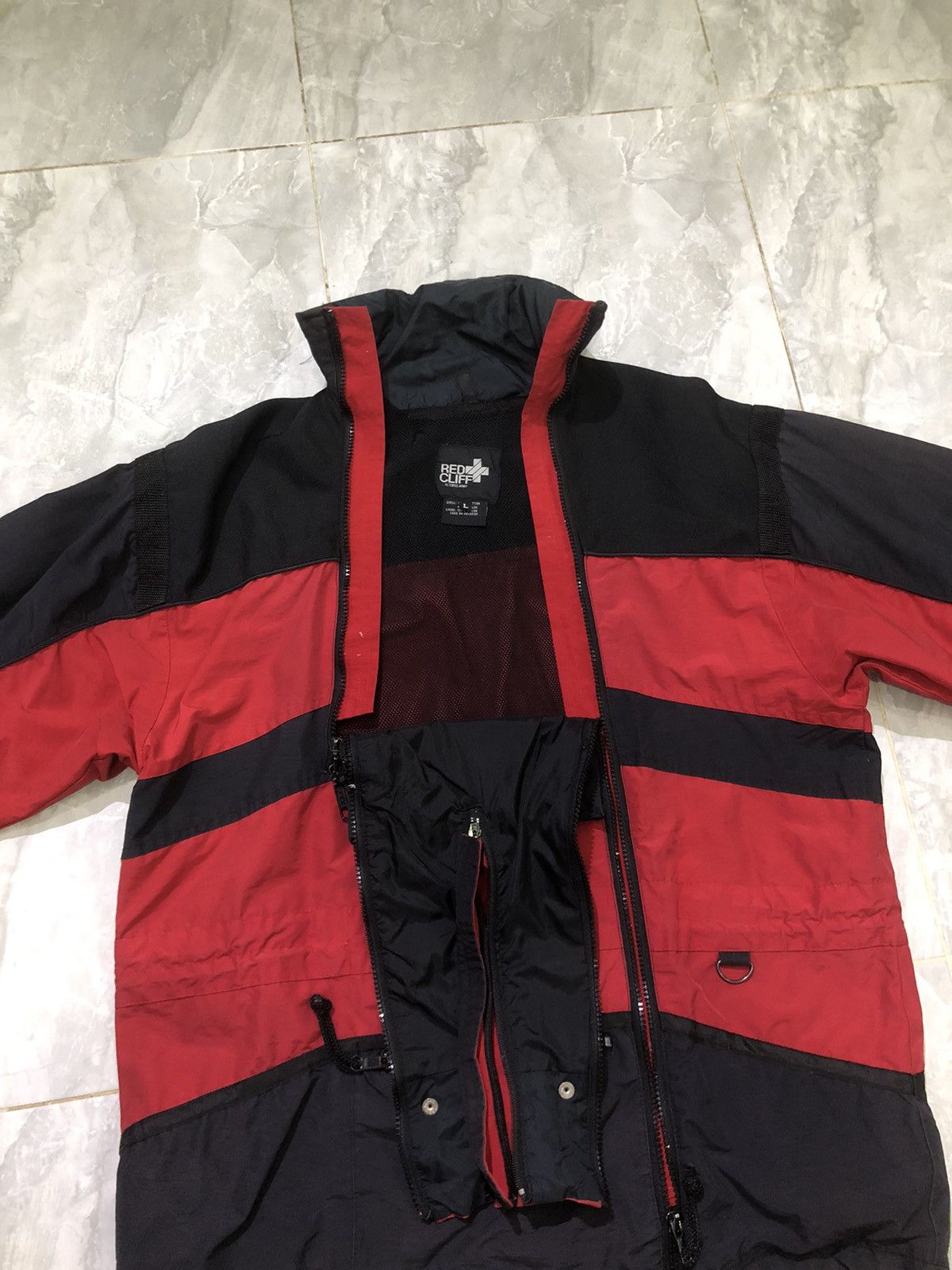 Octopus Vintage Red Cliff Octopus Army Techwear Anorak Cyberpunk Size US L / EU 52-54 / 3 - 9 Thumbnail
