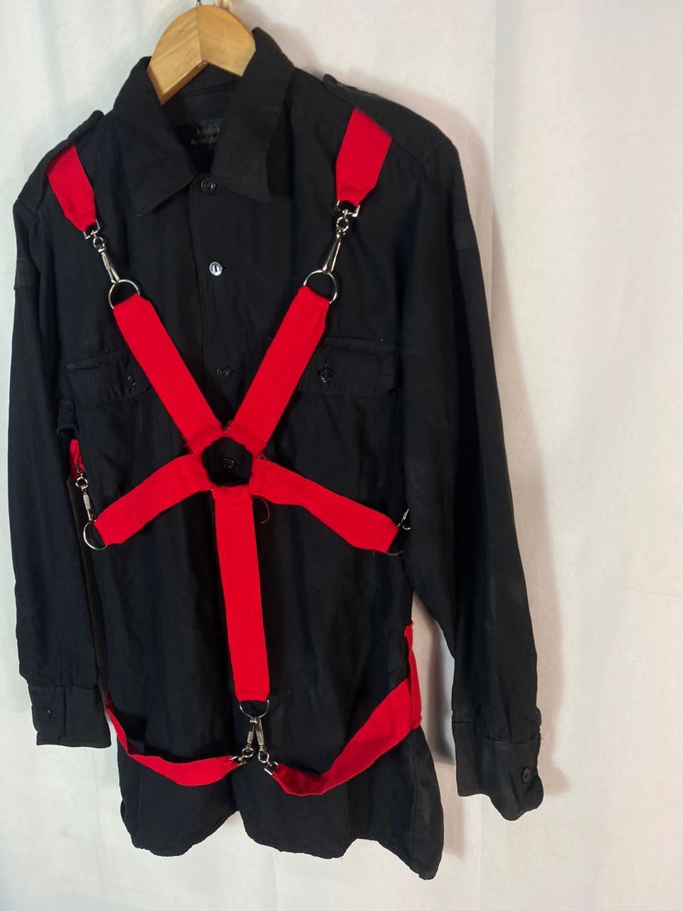 Seditionaries × Unknown London × Vintage VINTAGE 80s ARTIFICIAL EYE KENSINGTON LONDON PUNK SHIRT Size US M / EU 48-50 / 2 - 4 Thumbnail
