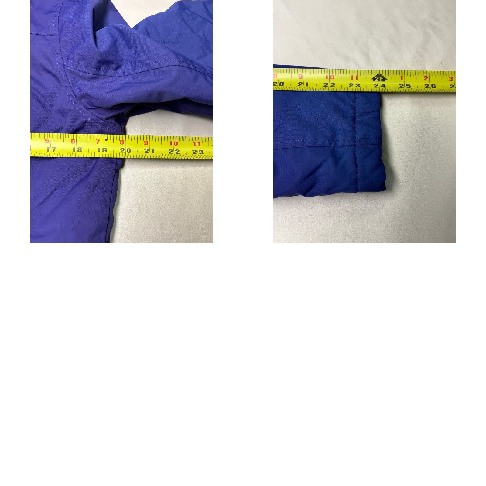 Vintage L.L.Bean Purple Hooded Jacket Women's XS Fleece Lined Insulated Waterproof Anorak Zip Pocket Microfleece Size XS / US 0-2 / IT 36-38 - 8 Thumbnail