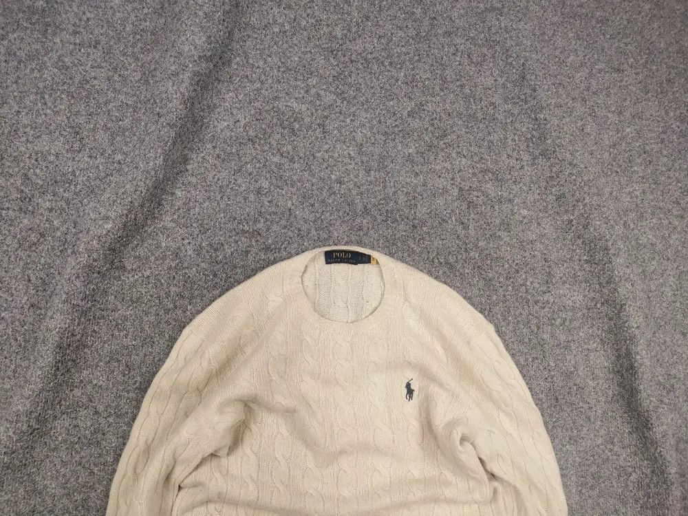 Polo Ralph Lauren cable wool cashmere Knit sweater Vintage