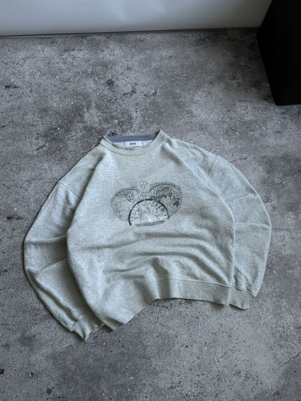 Hugo Boss × Vintage Vintage rare Nautical Almanac Hugo Boss sweatshirt Size US XL / EU 56 / 4 - 1 Thumbnail