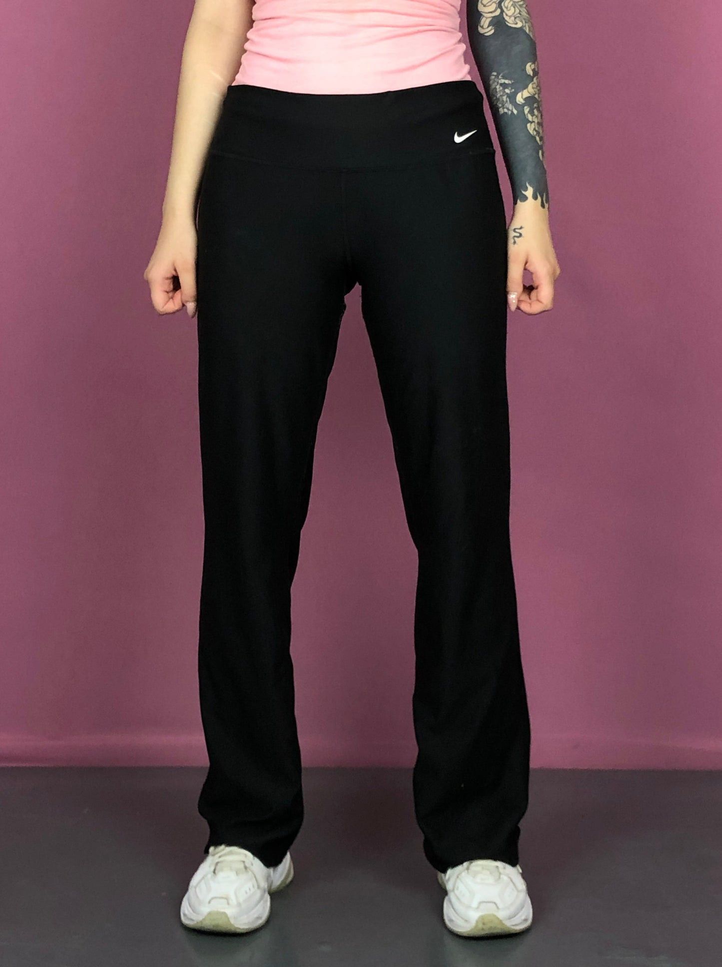 Nike × Vintage Nike Vintage Women's Flare Leggings - L Size 30" / US 8 / IT 44 - 2 Thumbnail