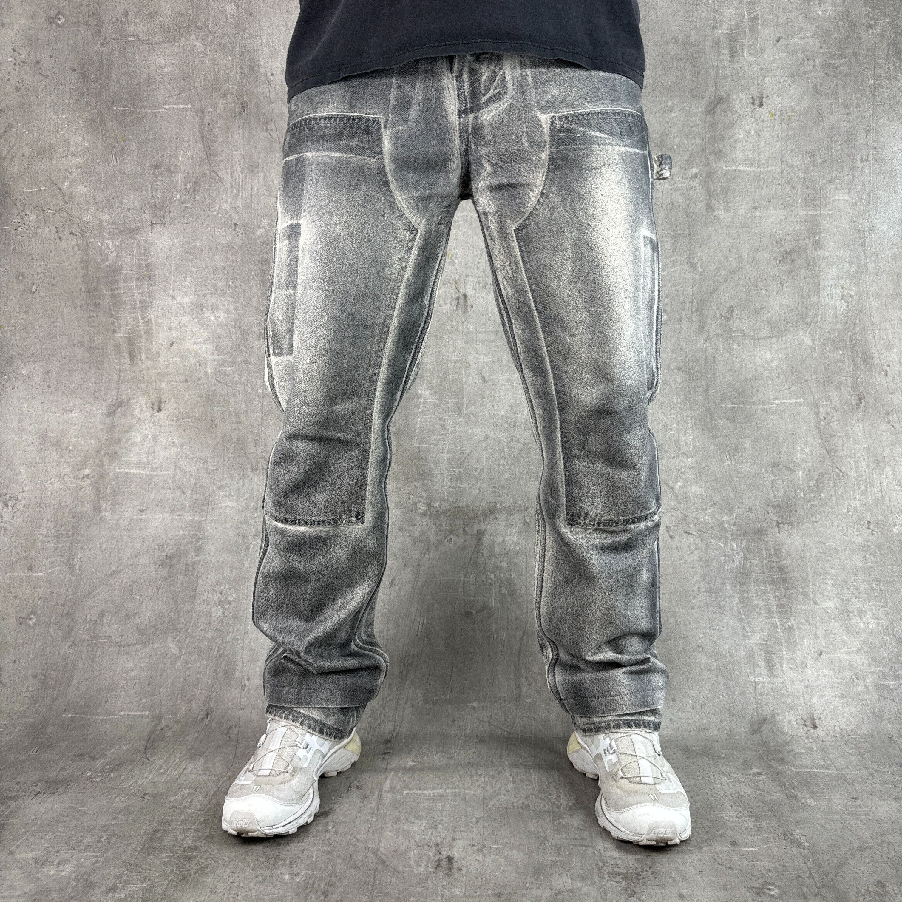 HELMUT LANG Masc Lo Waxed Double Knee Carpenter Jeans