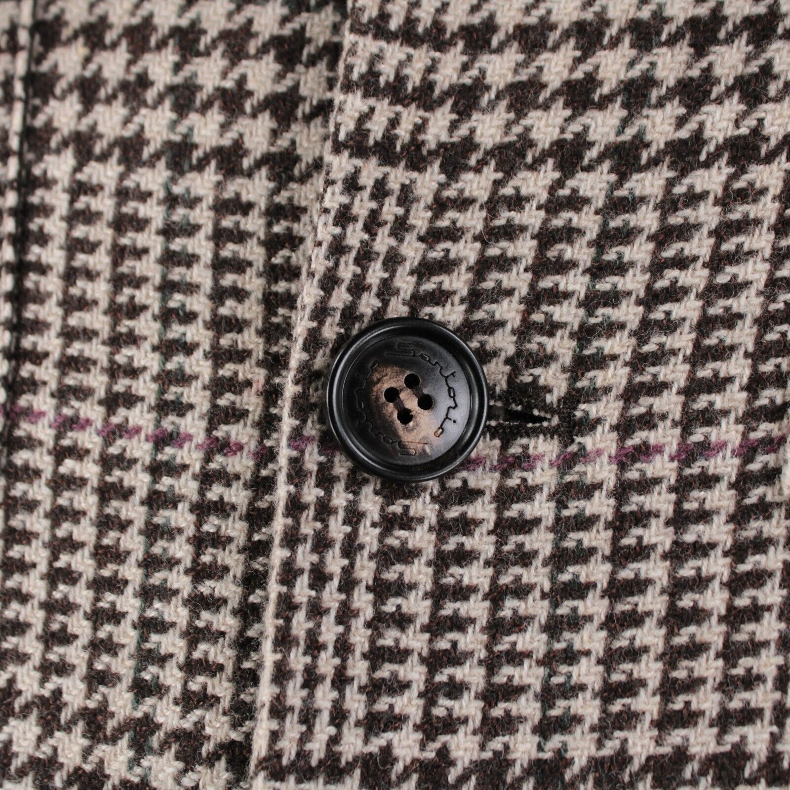 SARTORIO Sartorio Overshirt Size M US In Brown Wool Blend Size US M / EU 48-50 / 2 - 2 Thumbnail