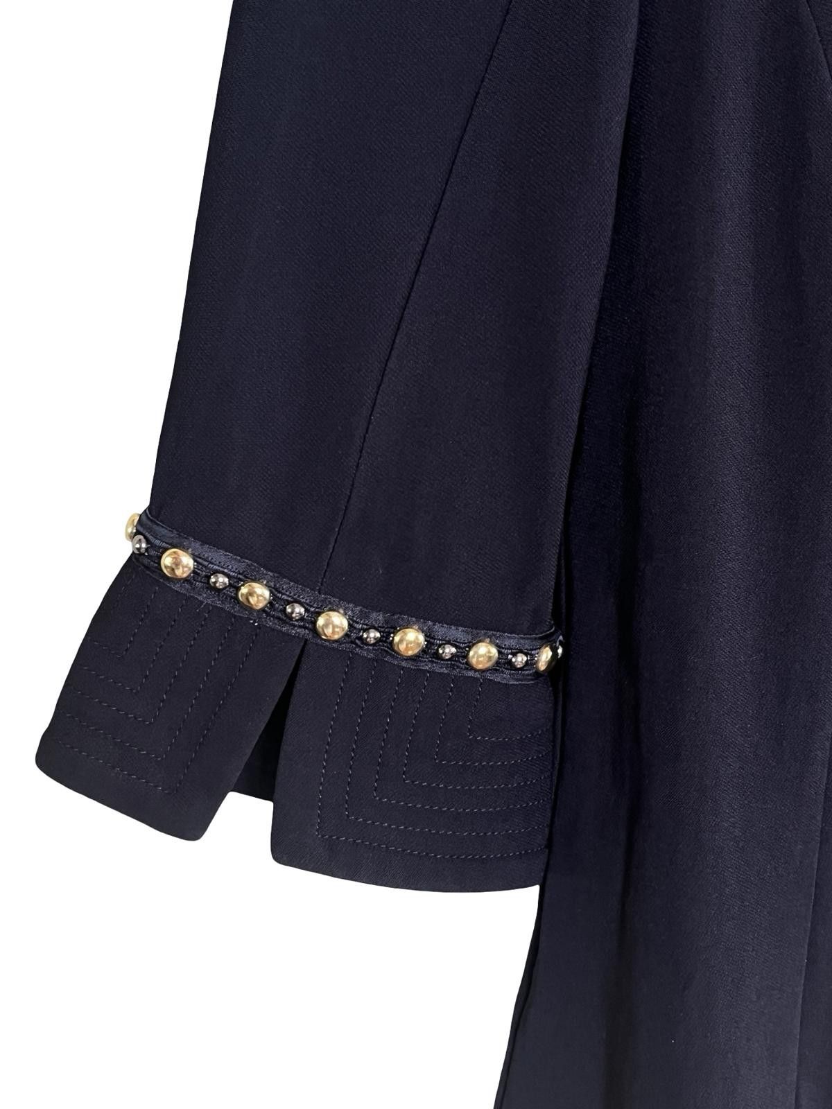 Versace Versace Medusa Stud Sleeve Mini Dress Black Size 38 Size S / US 4 / IT 40 - 6 Thumbnail