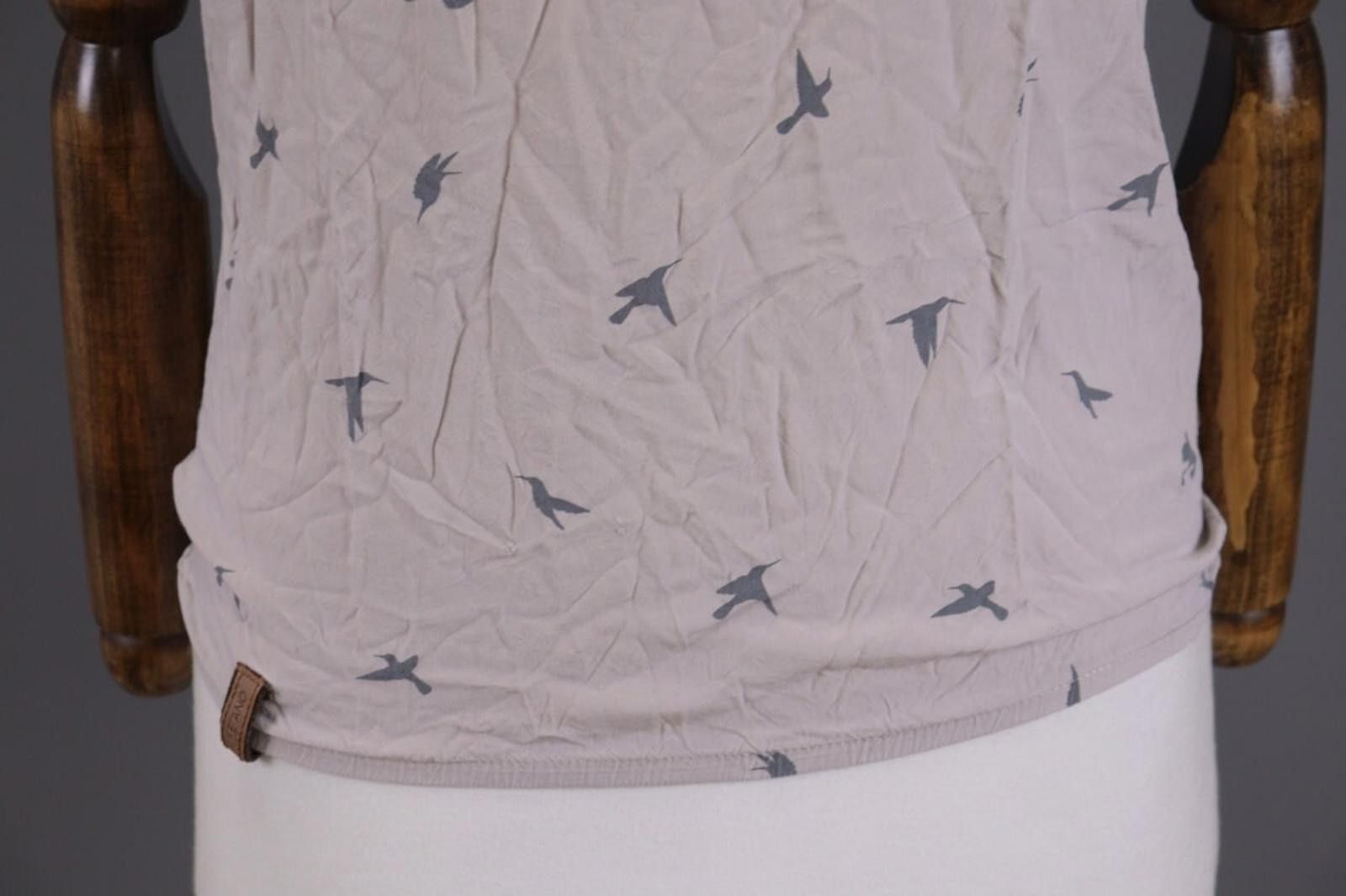 Naketano Naketano Gray Bird Printed Summer Top Shirt Size S Size S / US 4 / IT 40 - 3 Thumbnail
