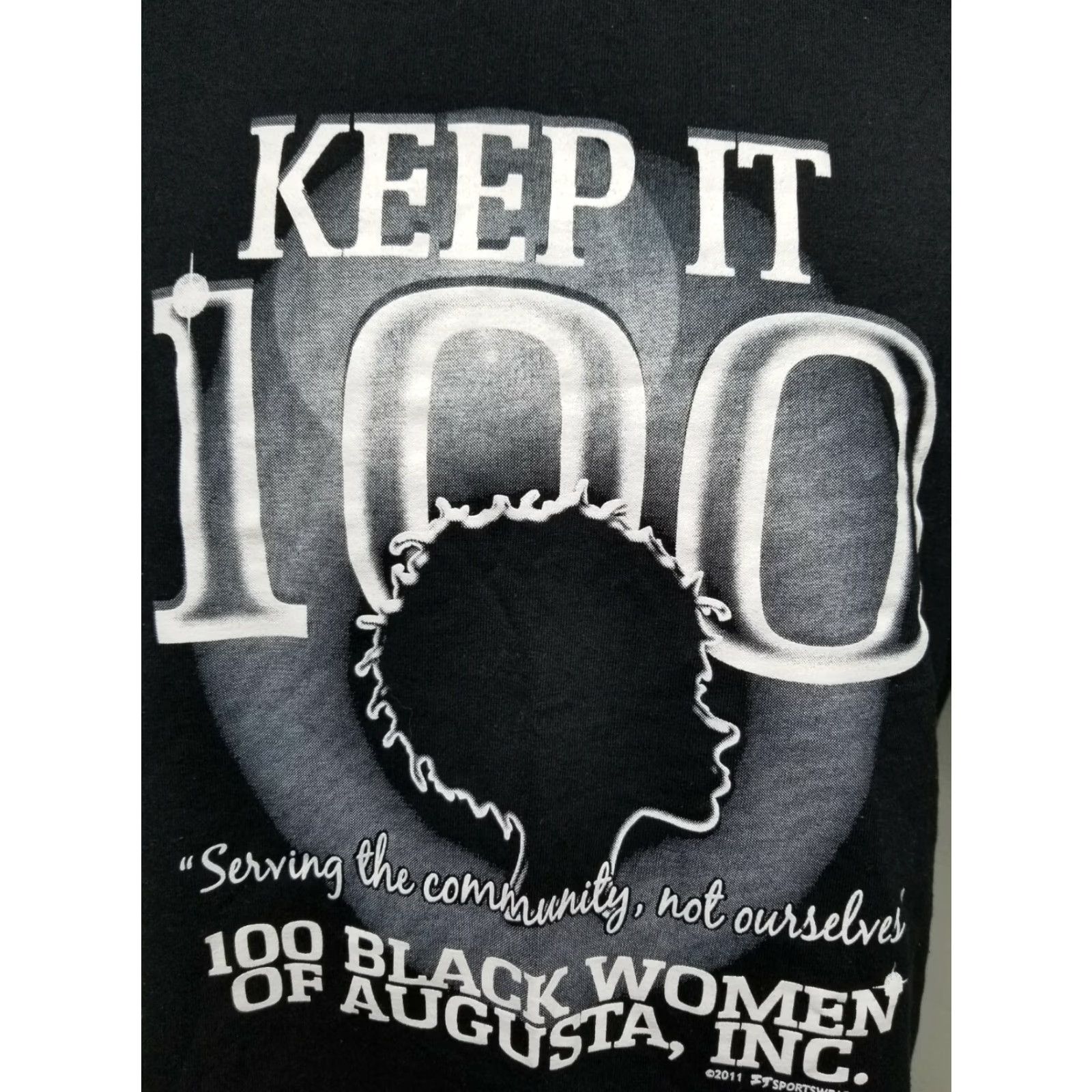 Gildan VINTAGE Gildan T-Shirt Graphic Black 100% Cotton Women of Augusta GA Empowerment XL Men Adult Shirt Size XL / US 12-14 / IT 48-50 - 3 Thumbnail