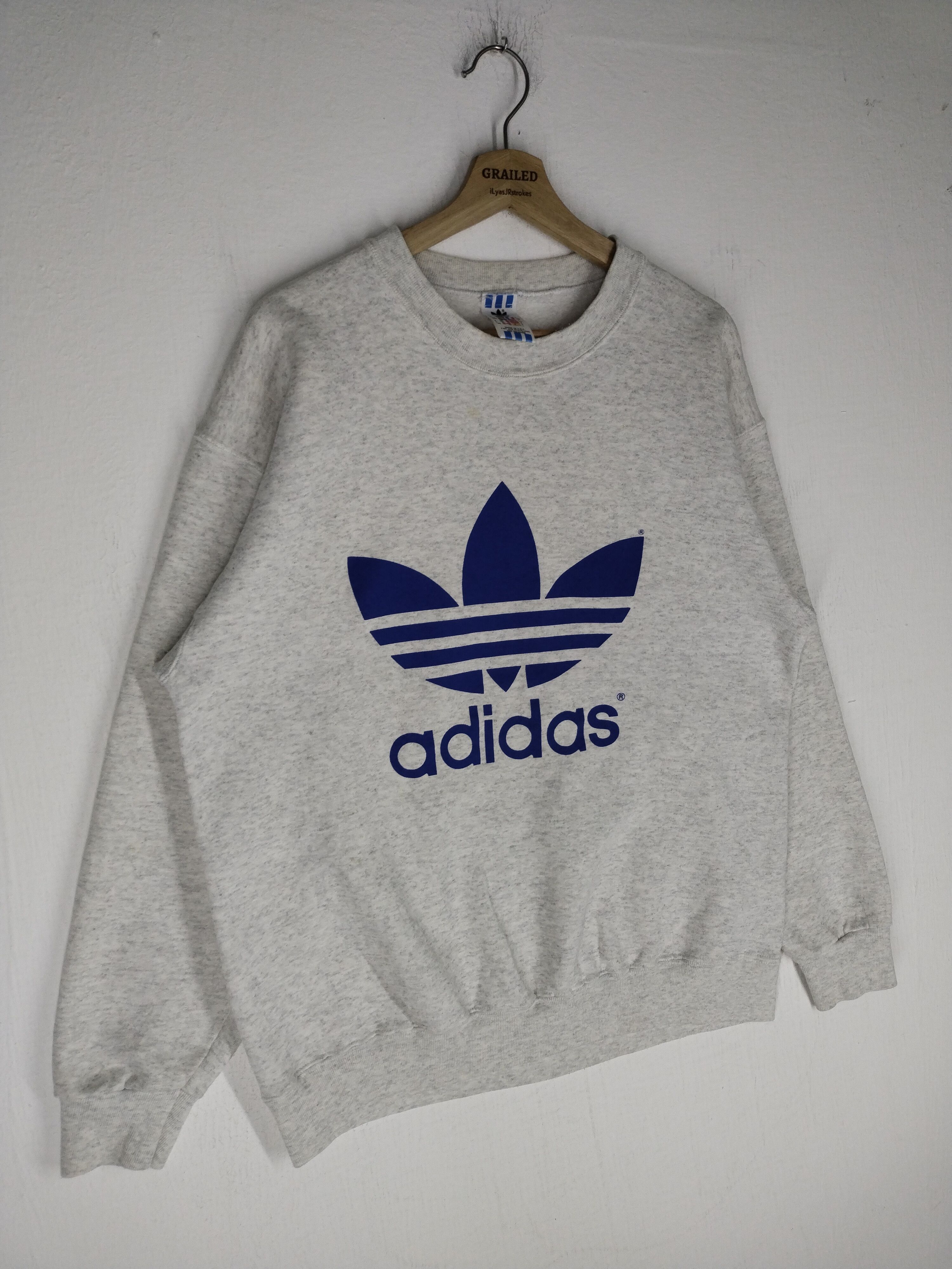 Adidas × Vintage Vintage Adidas Crewneck Size US L / EU 52-54 / 3 - 3 Thumbnail