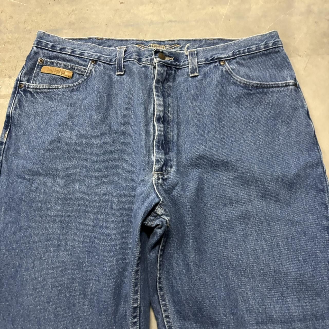 Japanese Brand × Vintage Crazy Vintage Y2K/2000s Baggy Blue Wash Skater Style Denim Jeans! Size US 40 / EU 56 - 5 Thumbnail