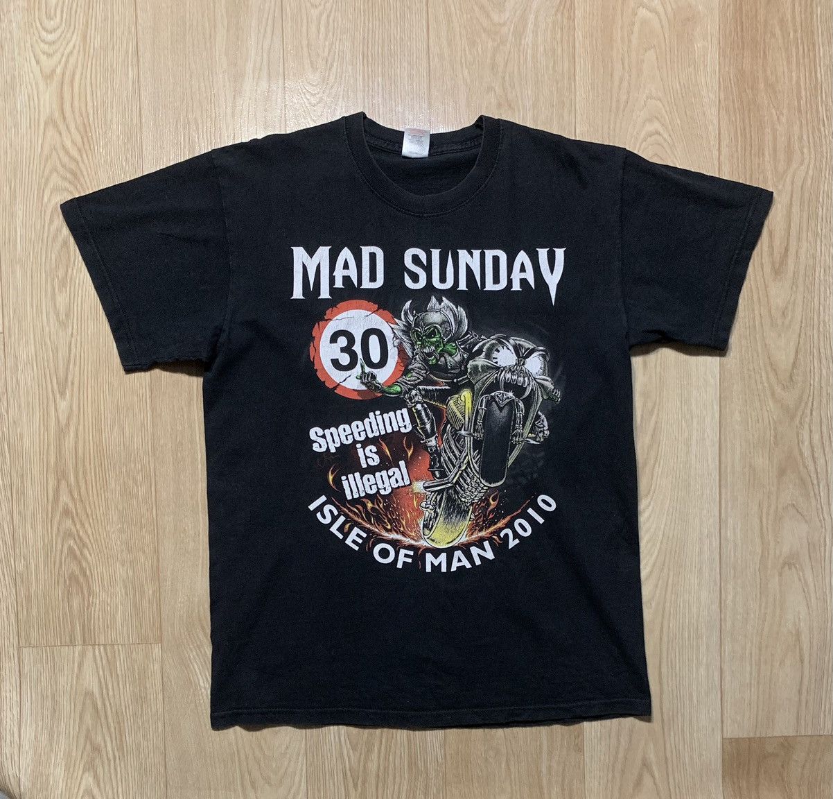 Vintage Isle Of Man Mad Sunday 2010 Vintage T-Shirt Size US L / EU 52-54 / 3 - 1 Thumbnail