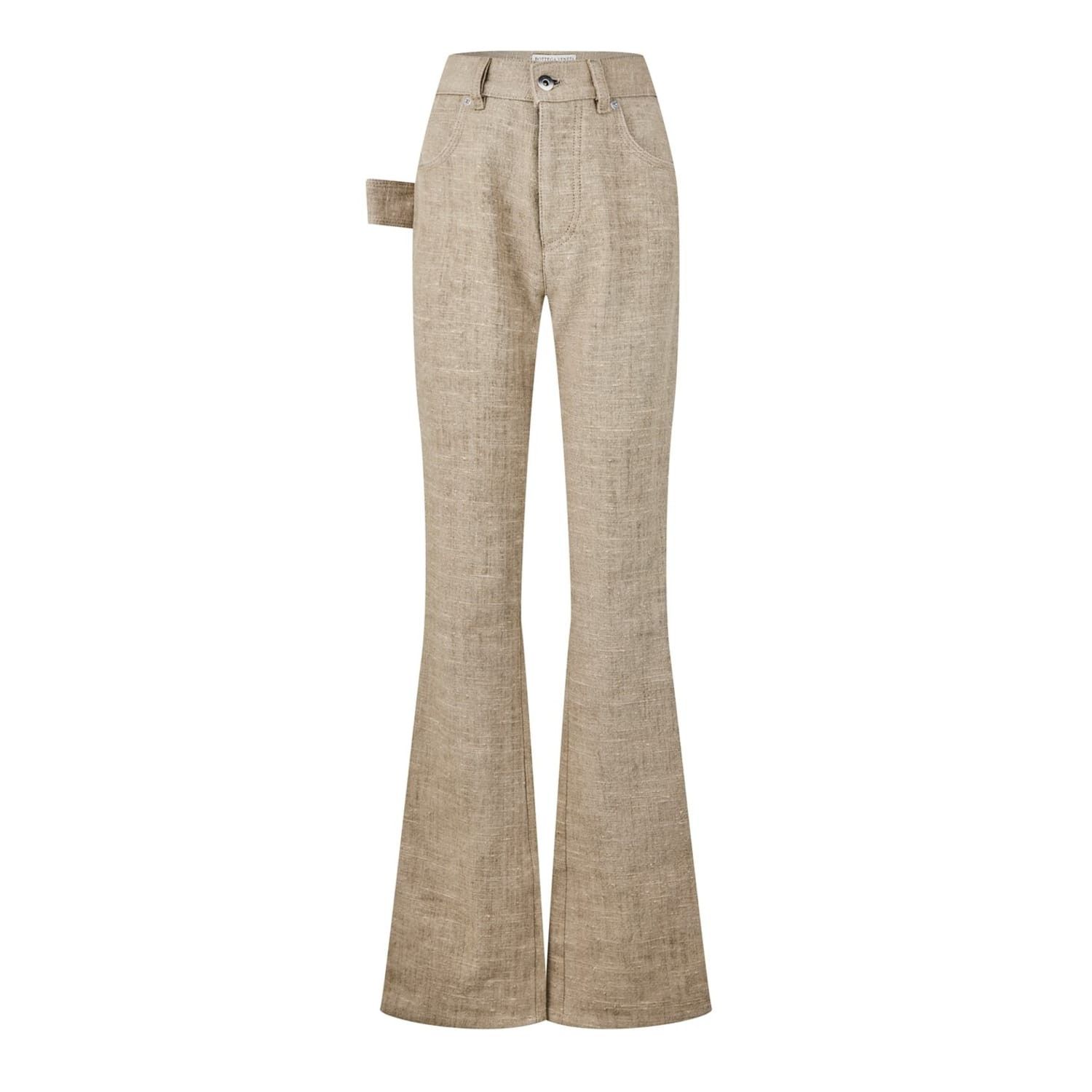 Bottega Veneta Bv Trousers in Beige