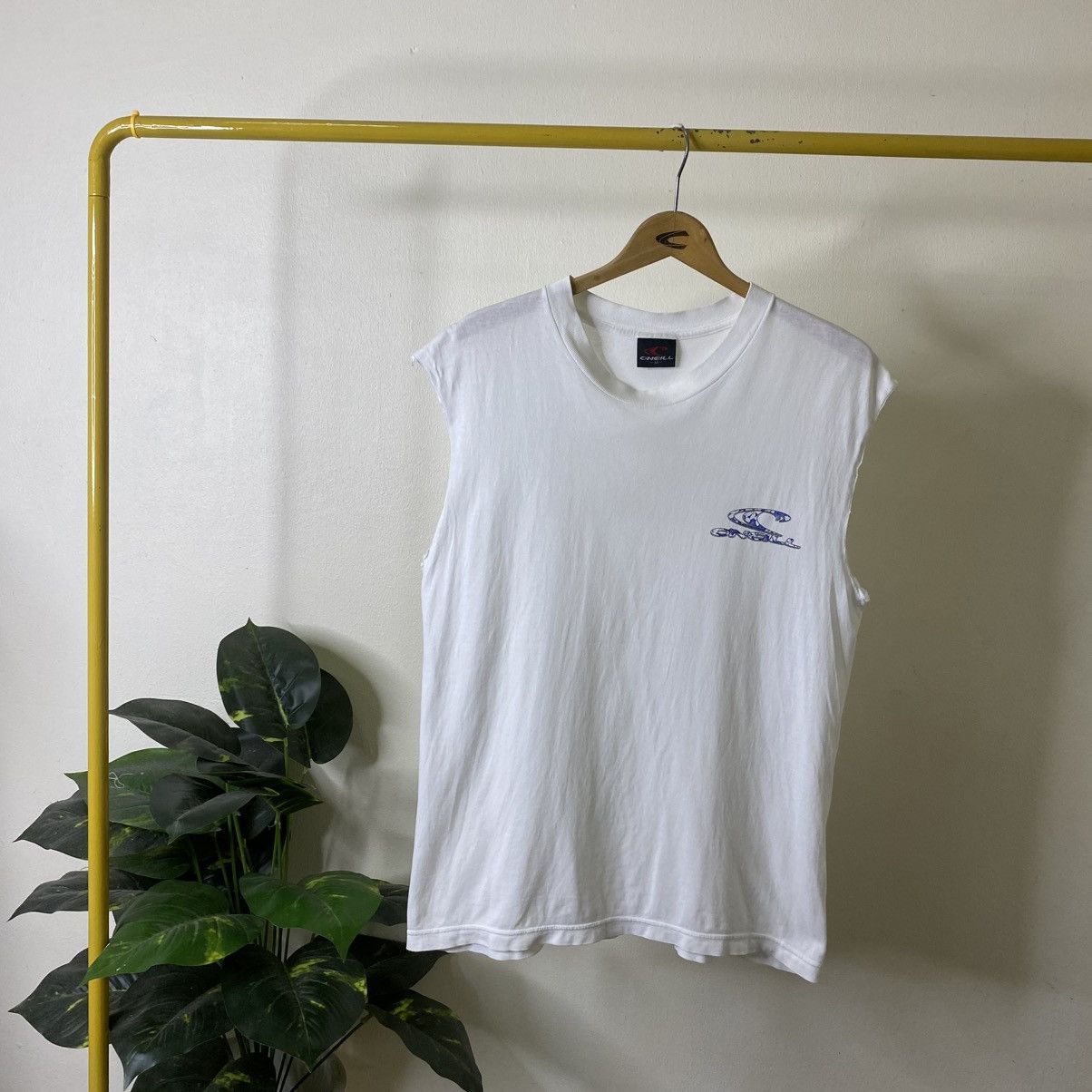 O'Neill Vintage 1990s Oneill Surf Big Logo Surfing Tank Top Size US M / EU 48-50 / 2 - 5 Thumbnail