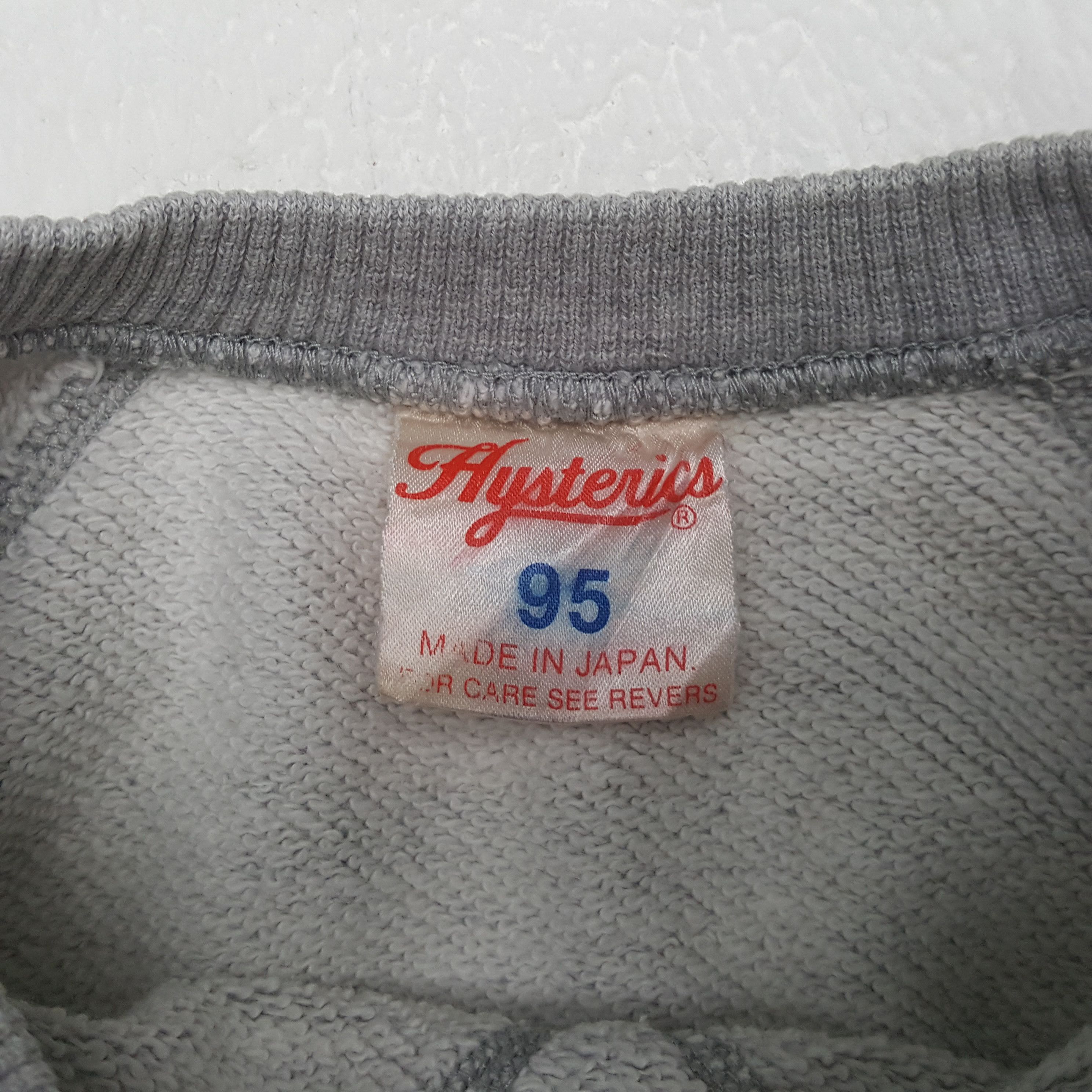 Hysteric Glamour Hysteric Glamour Japanese Brand Kids Sweatshirt C299N21 Size US XXS / EU 40 - 6 Thumbnail
