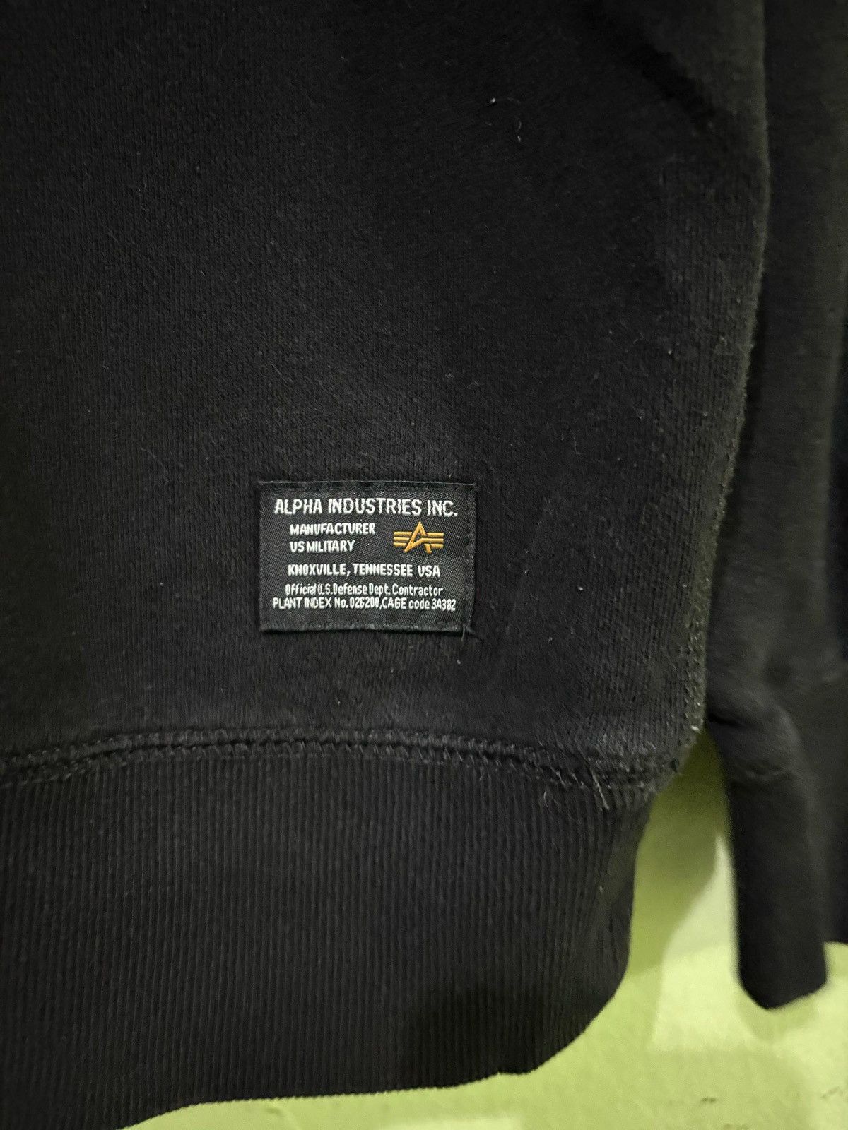 Alpha Industries Alpha Industries Sweatshirt Single Pocket Design Size US L / EU 52-54 / 3 - 9 Thumbnail
