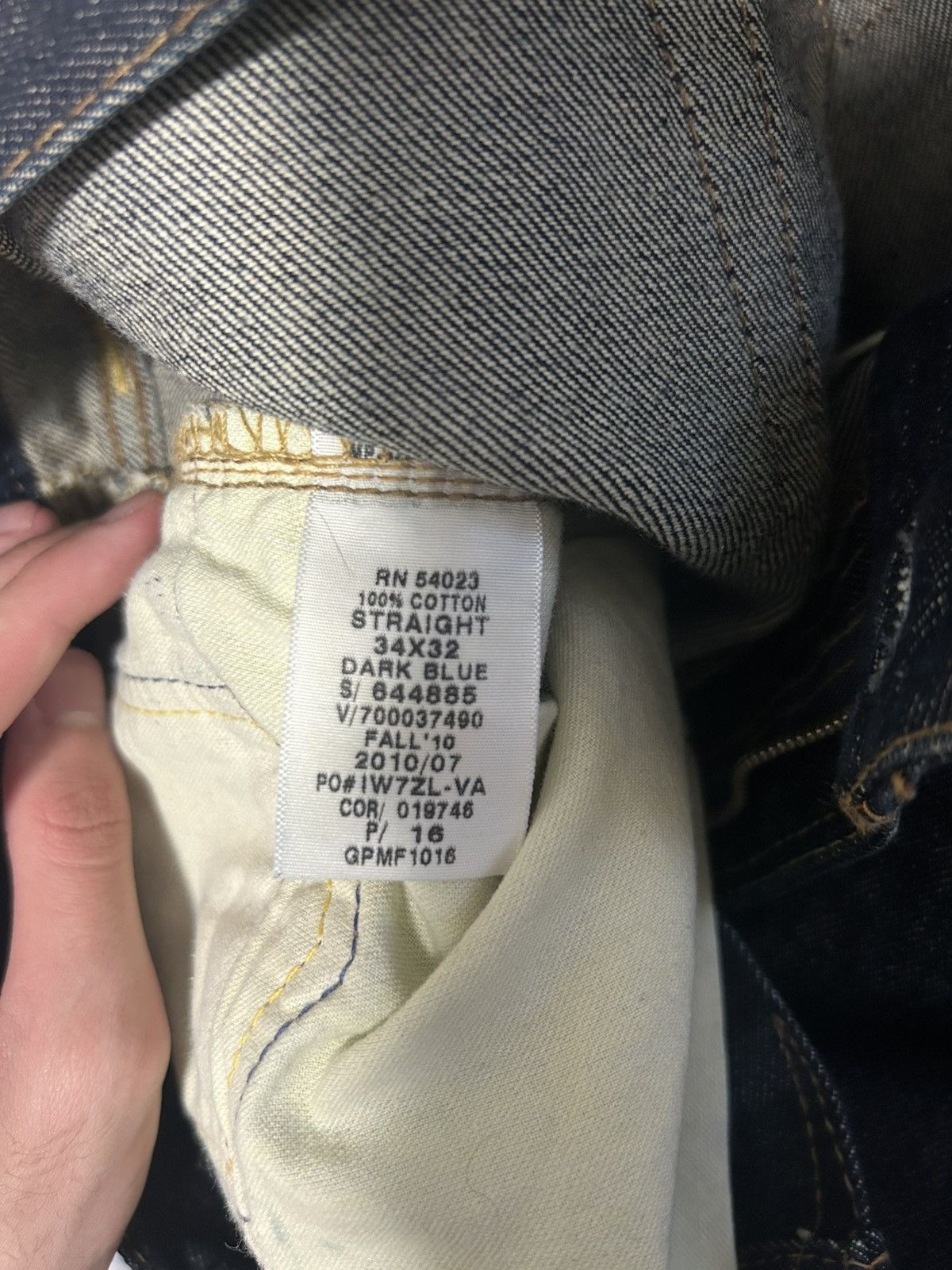 Gap Straight Gap 1969 dark blue jeans Size US 32 / EU 48 - 7 Thumbnail