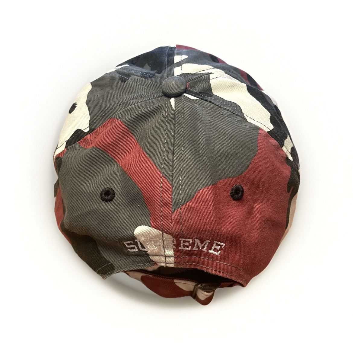 Supreme Red Urban Camo Pigment Print S-Logo Cap (FW23) Size ONE SIZE - 2 Thumbnail