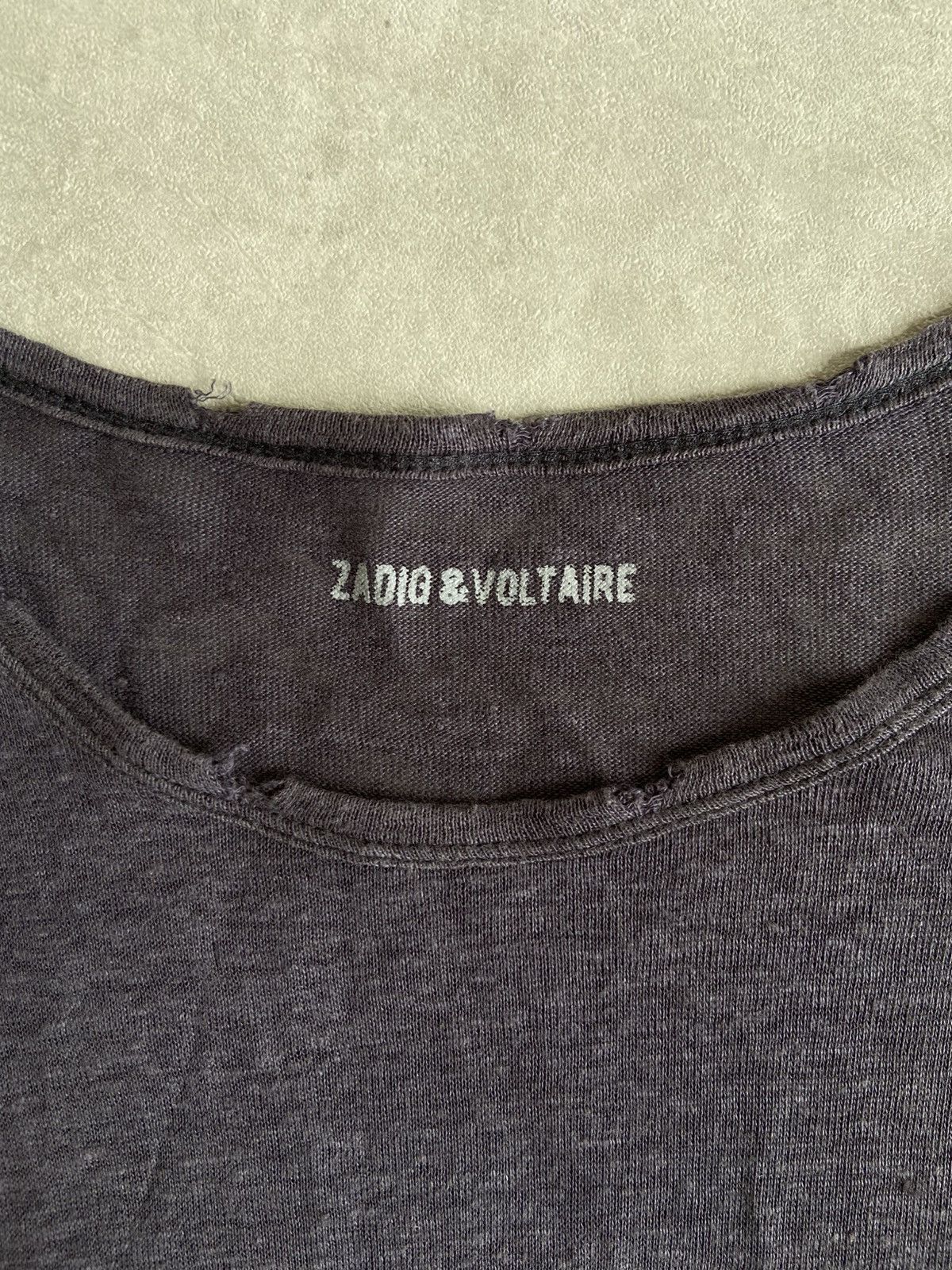 If Six Was Nine × Le Grande Bleu (L.G.B.) × Zadig & Voltaire Zadig&Voltaire "Rock N Roll" Tshirt Size US S / EU 44-46 / 1 - 3 Thumbnail