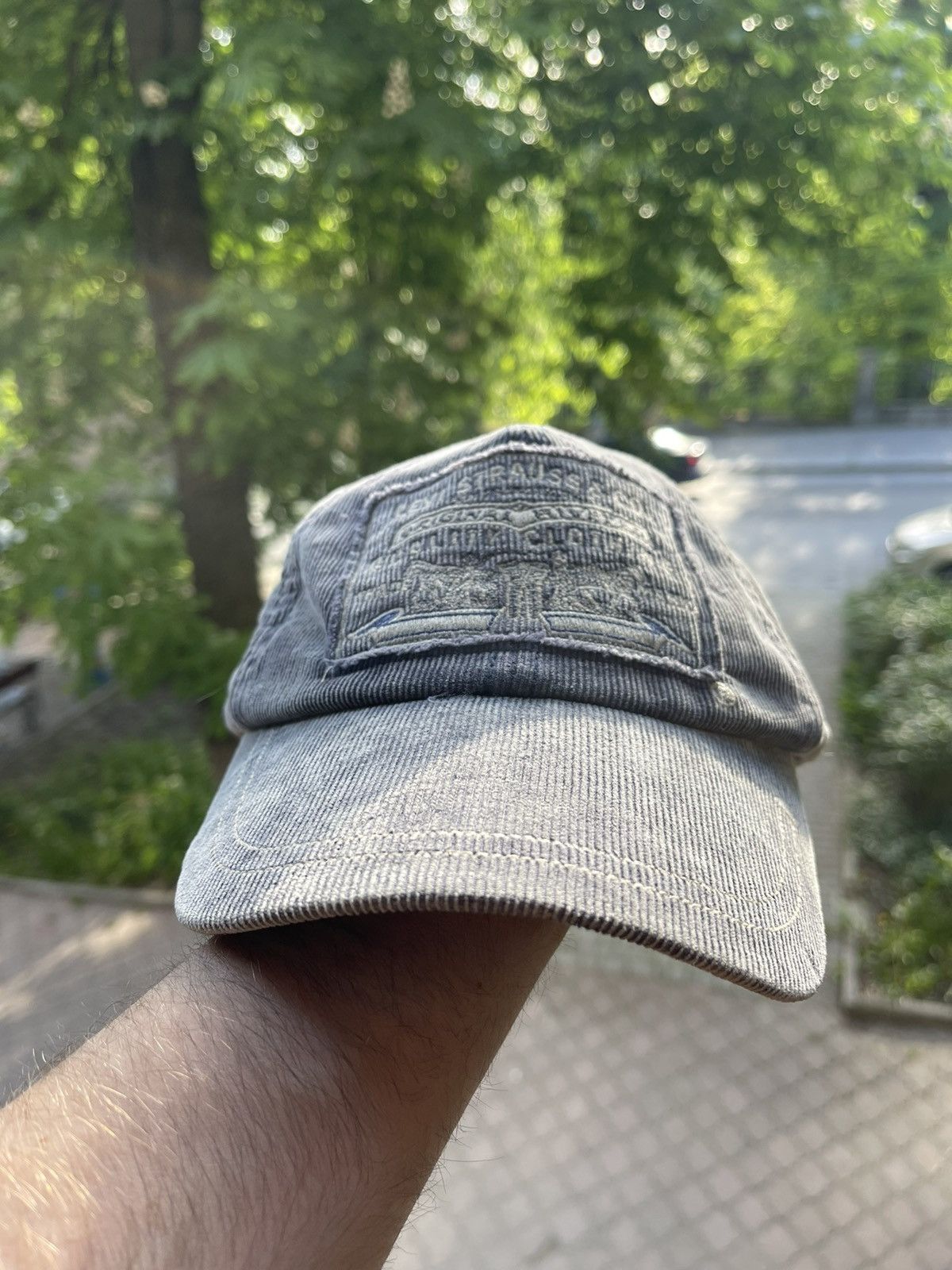 Levi's × Vintage Vintage Levis 00s jeans cap streetwear hat Size ONE SIZE - 1 Thumbnail