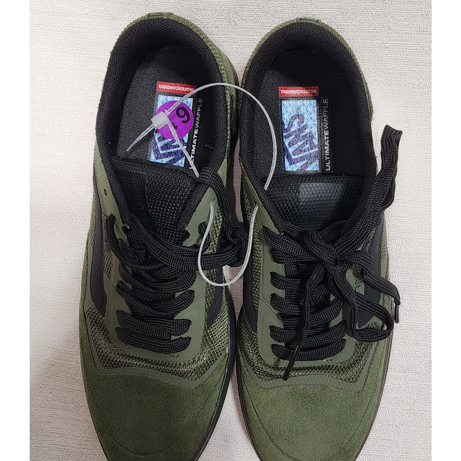 Vans Vans Ultimate waffle Size 6.5 Green/Black sneakers Size US 6.5 / EU 39-40 - 3 Thumbnail