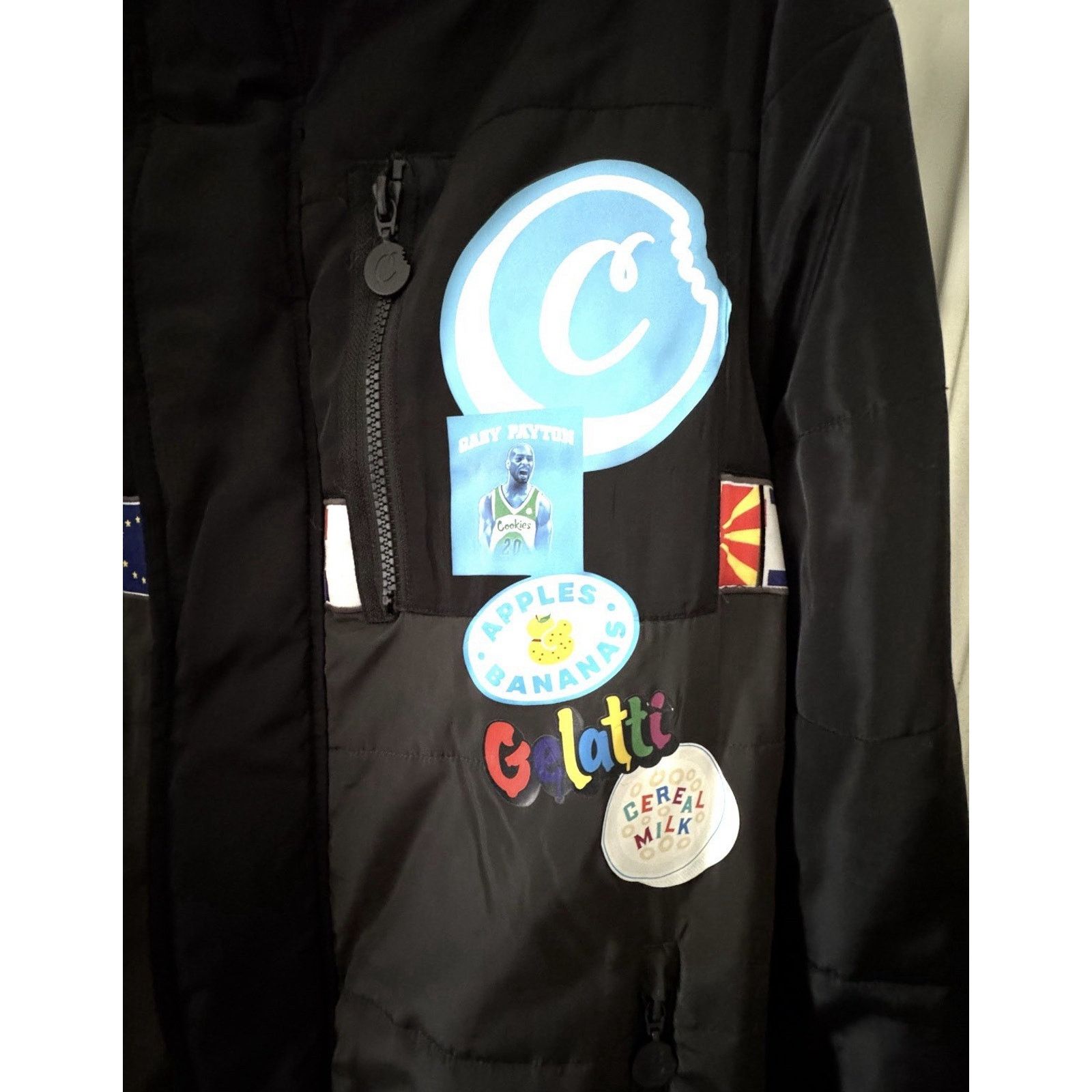 Cookies Cookies SF Award Tour Quilted Nylon Puffer Jacket Lg Blk New Size US L / EU 52-54 / 3 - 4 Thumbnail