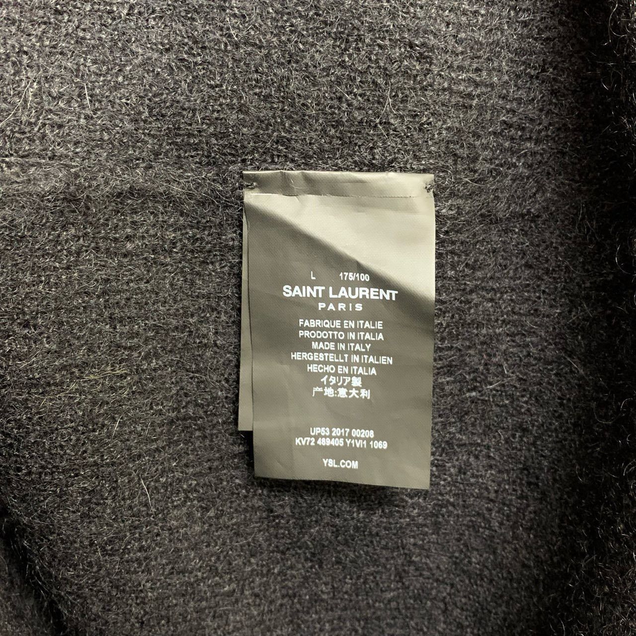 Saint Laurent Paris Saint laurent Knitted cardigan with crane logo on back shir Size US L / EU 52-54 / 3 - 7 Thumbnail
