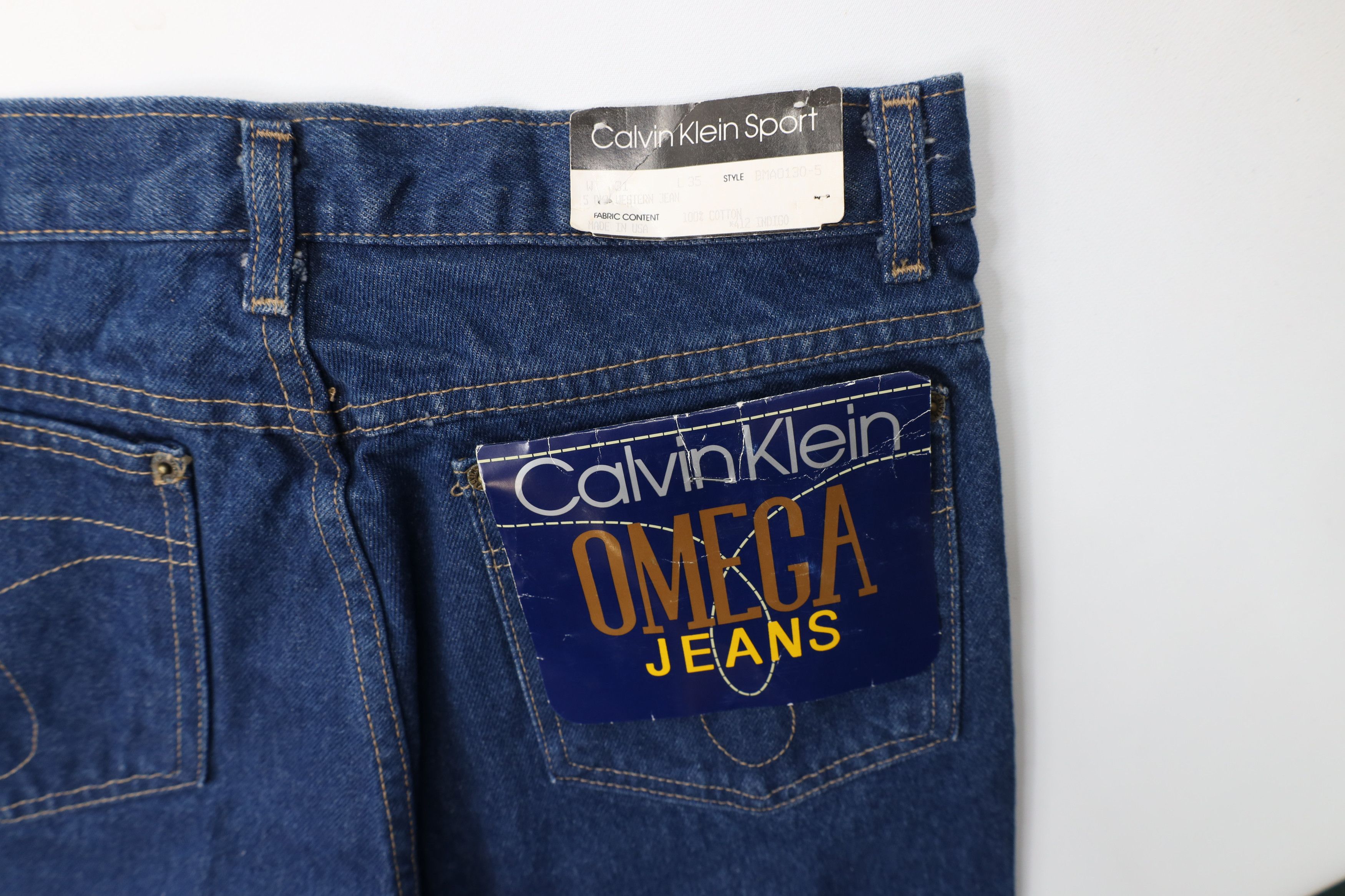 Deadstock Vintage 80s 90s Calvin Klein Denim Jeans USA