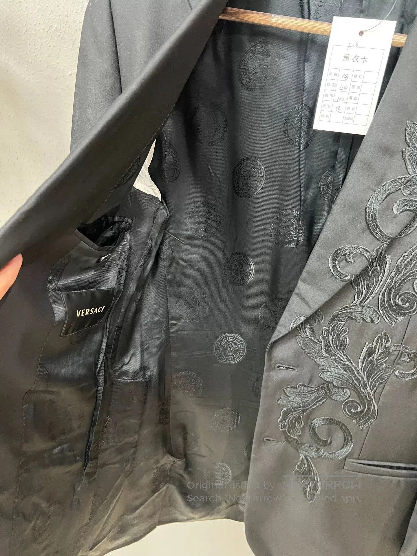 Versace Versace Embroidered Suit. Size US M / EU 48-50 / 2 - 8 Thumbnail