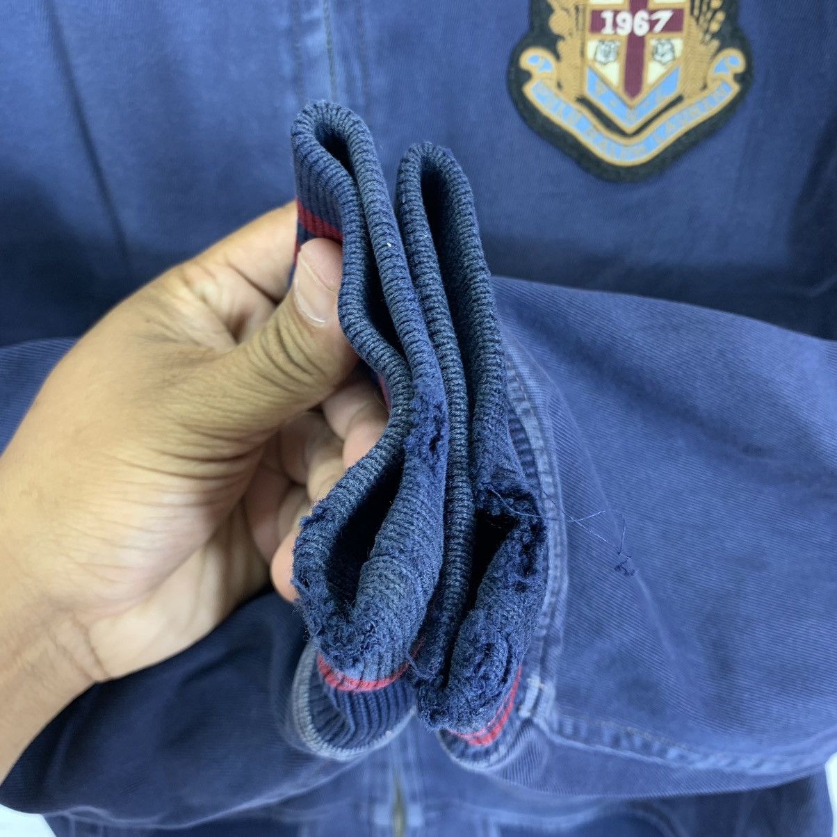 Polo Ralph Lauren × RRL Ralph Lauren × Ralph Lauren VINTAGE 90S POLO RALPH LAUREN BOMBER ZIPPER JACKET Size US L / EU 52-54 / 3 - 10 Thumbnail