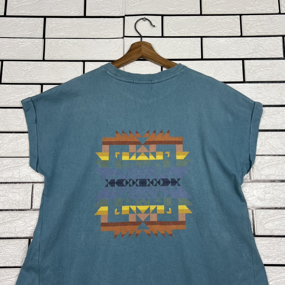 Pendleton PENDLETON X BEAMS Navajo Logo Women Long Shirt #4238-C193 Size ONE SIZE - 3 Thumbnail