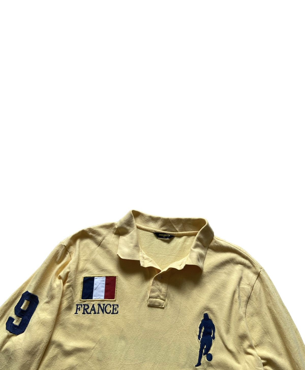 Dirk Bikkembergs Vintage 90’s Dirk Bikkembergs Soccer Long Sleeve Polo Shirt Size US L / EU 52-54 / 3 - 5 Thumbnail