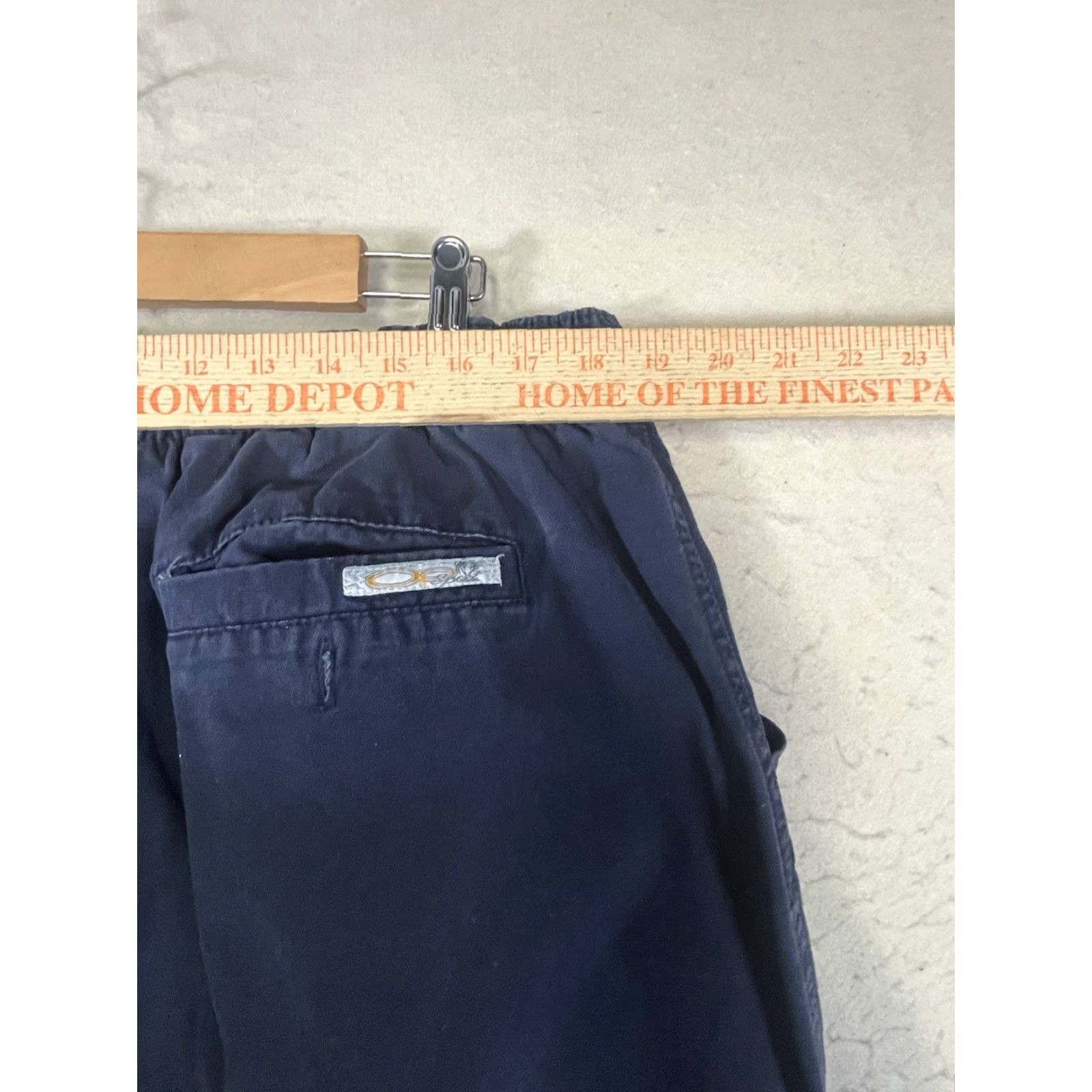 Vintage VINTAGE OP Sport Men’s XL Blue Baggy Drawstring Cotton Utility Pants Size US 36 / EU 52 - 3 Thumbnail