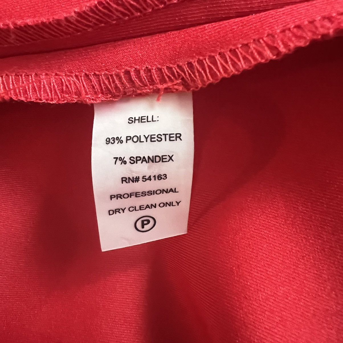 Calvin Klein Calvin Klein Red Bodycon Dress Size XXL / US 16-18 / IT 52-54 - 4 Thumbnail