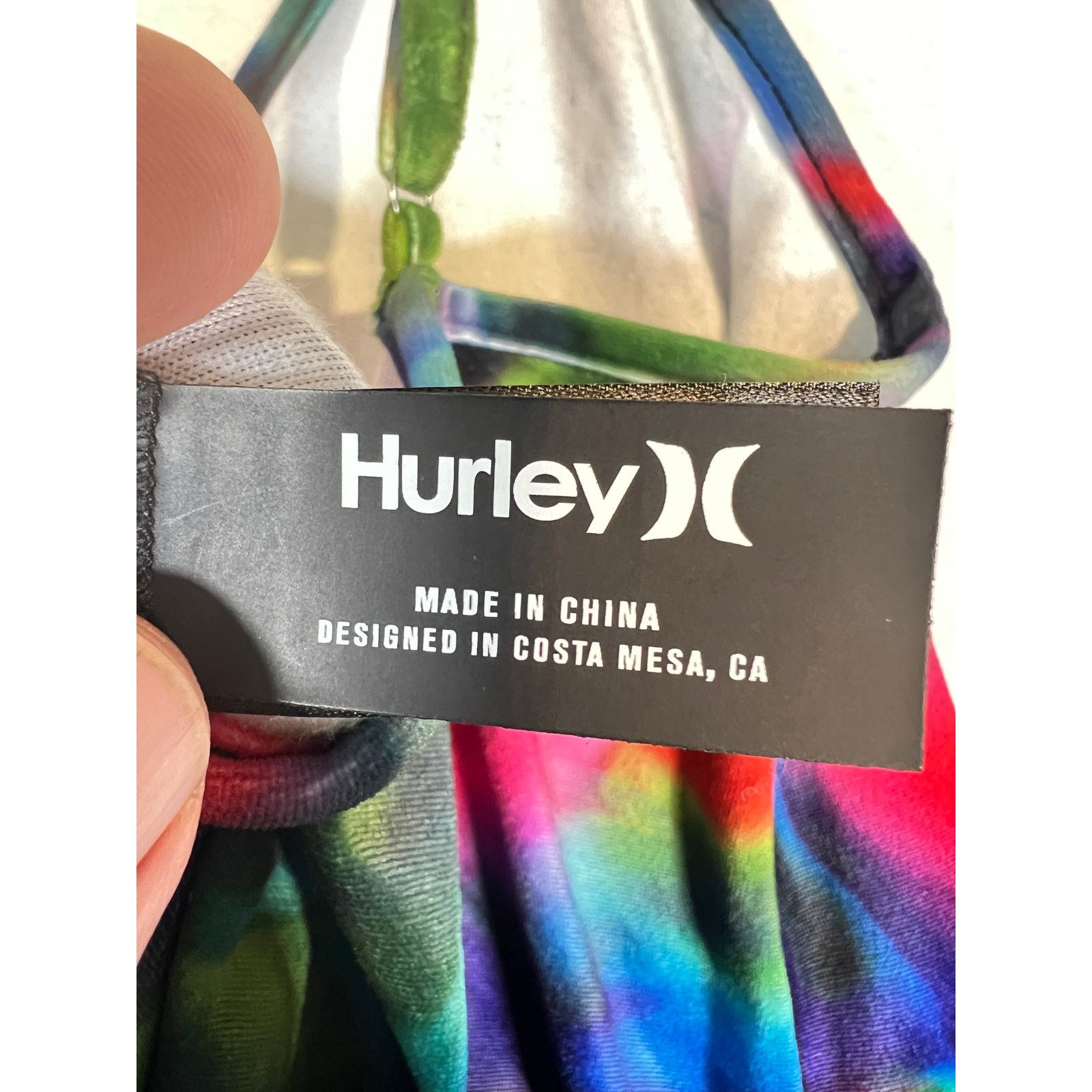 Hurley Hurley Nebula Mini-Dress Woman's M Tye Dye Adjustable Straps Size M / US 6-8 / IT 42-44 - 2 Thumbnail