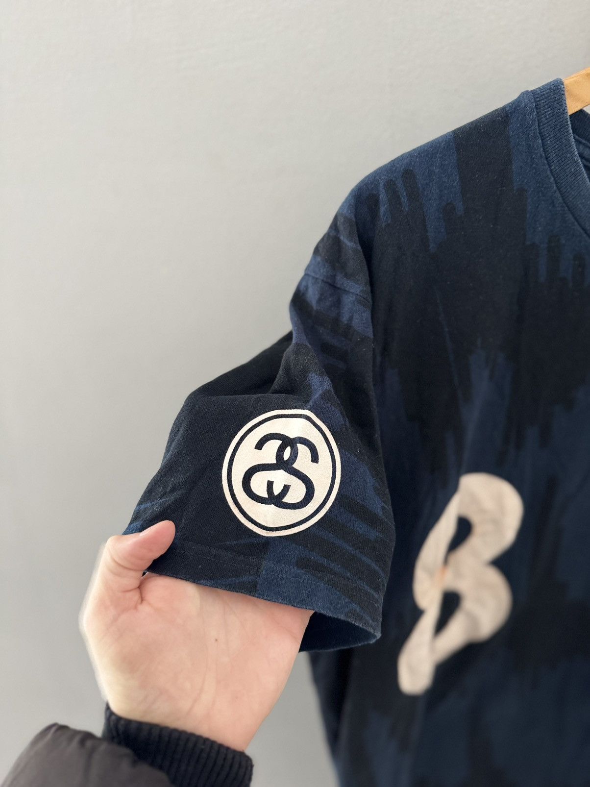 Stussy Stussy 8 Noise Tee 'Navy' T-shirt Size US L / EU 52-54 / 3 - 4 Thumbnail